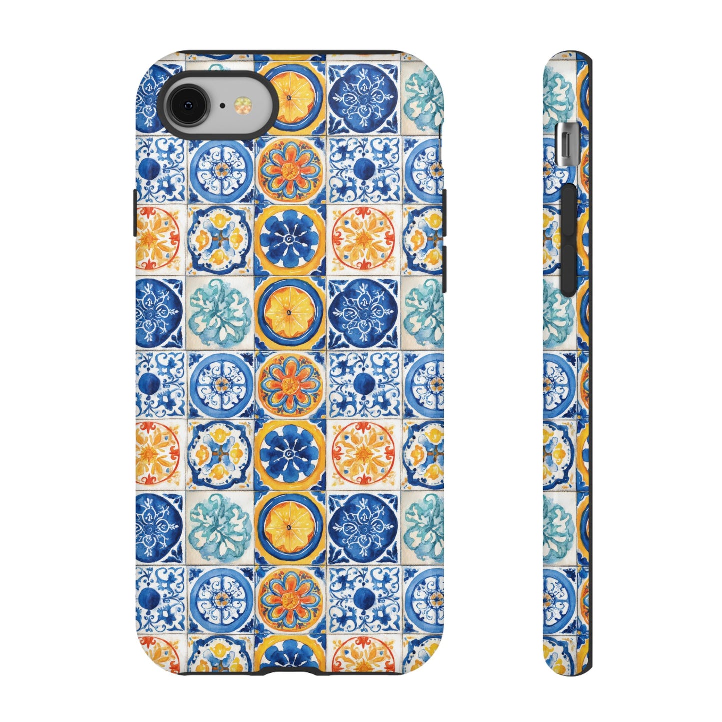 Mediterranean Tile Pattern Phone Case | Tough Case | Mosiac Tile | iPhone 17