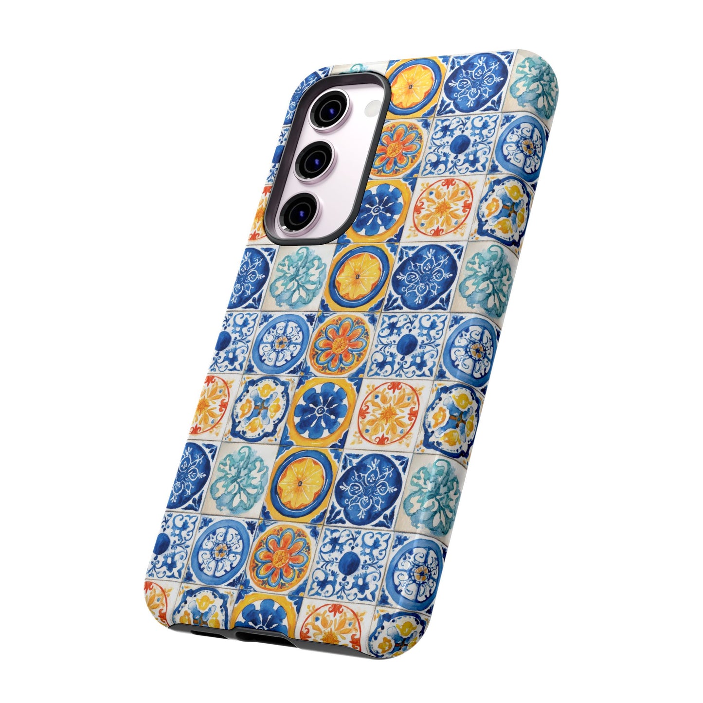 Mediterranean Tile Pattern Phone Case | Tough Case | Mosiac Tile | iPhone 17