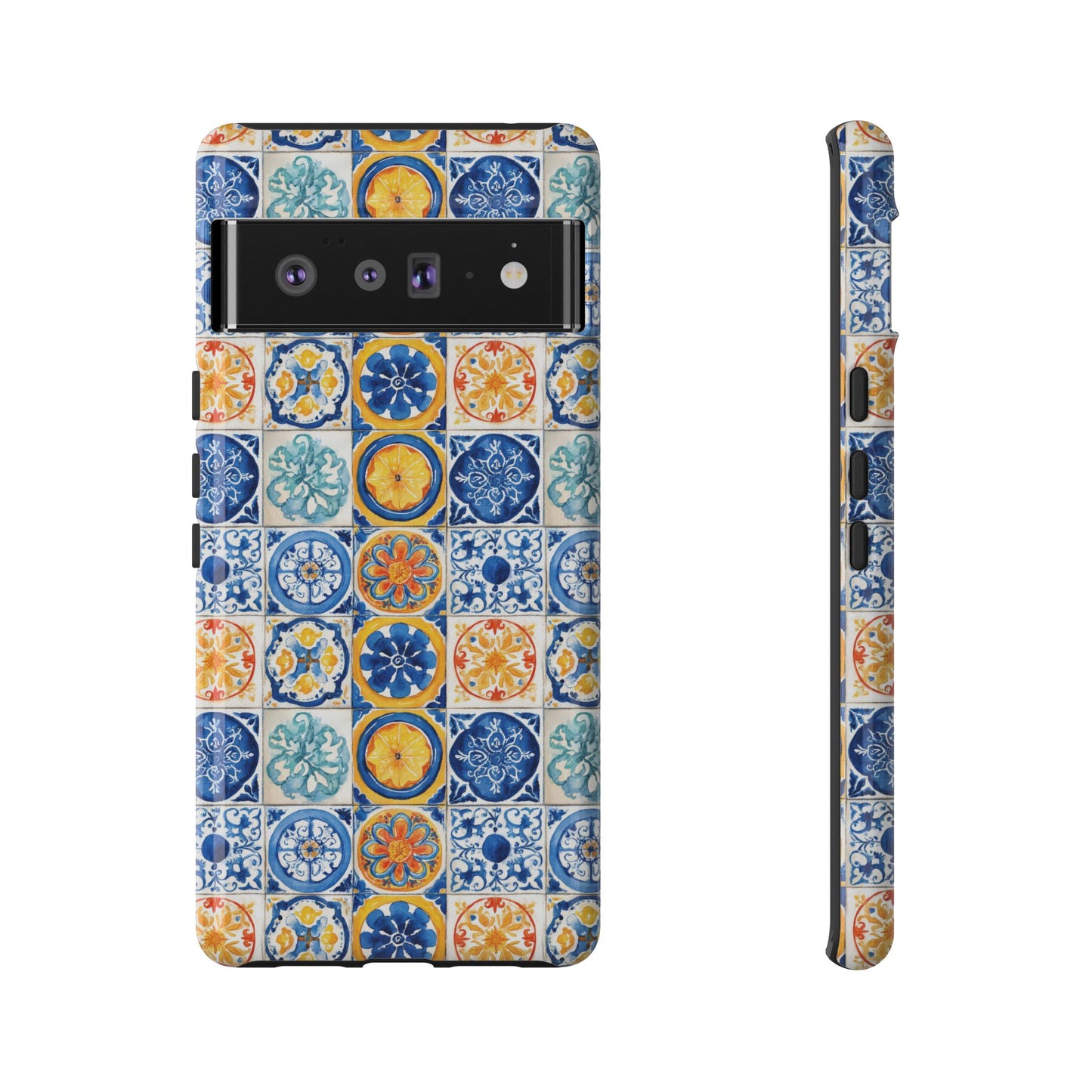 Mediterranean Tile Pattern Phone Case | Tough Case | Mosiac Tile | iPhone 17