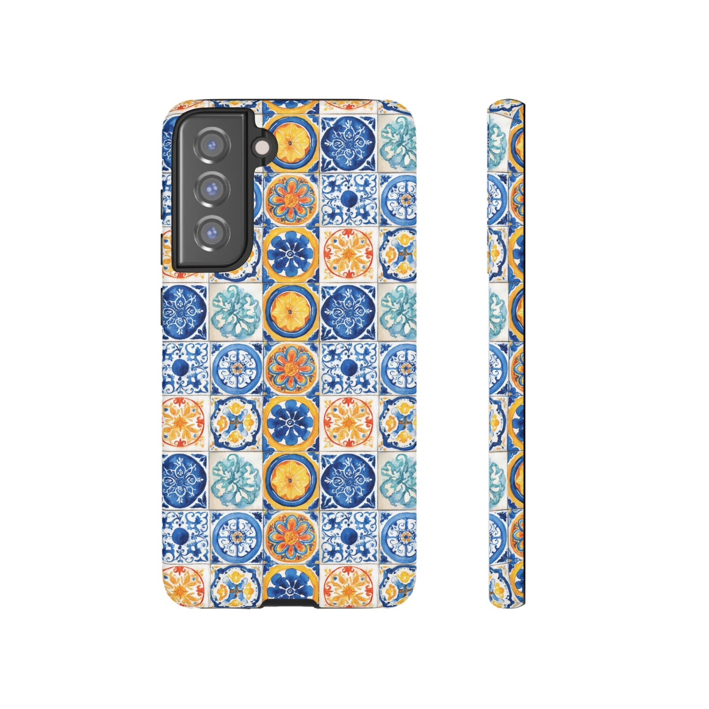 Mediterranean Tile Pattern Phone Case | Tough Case | Mosiac Tile | iPhone 17