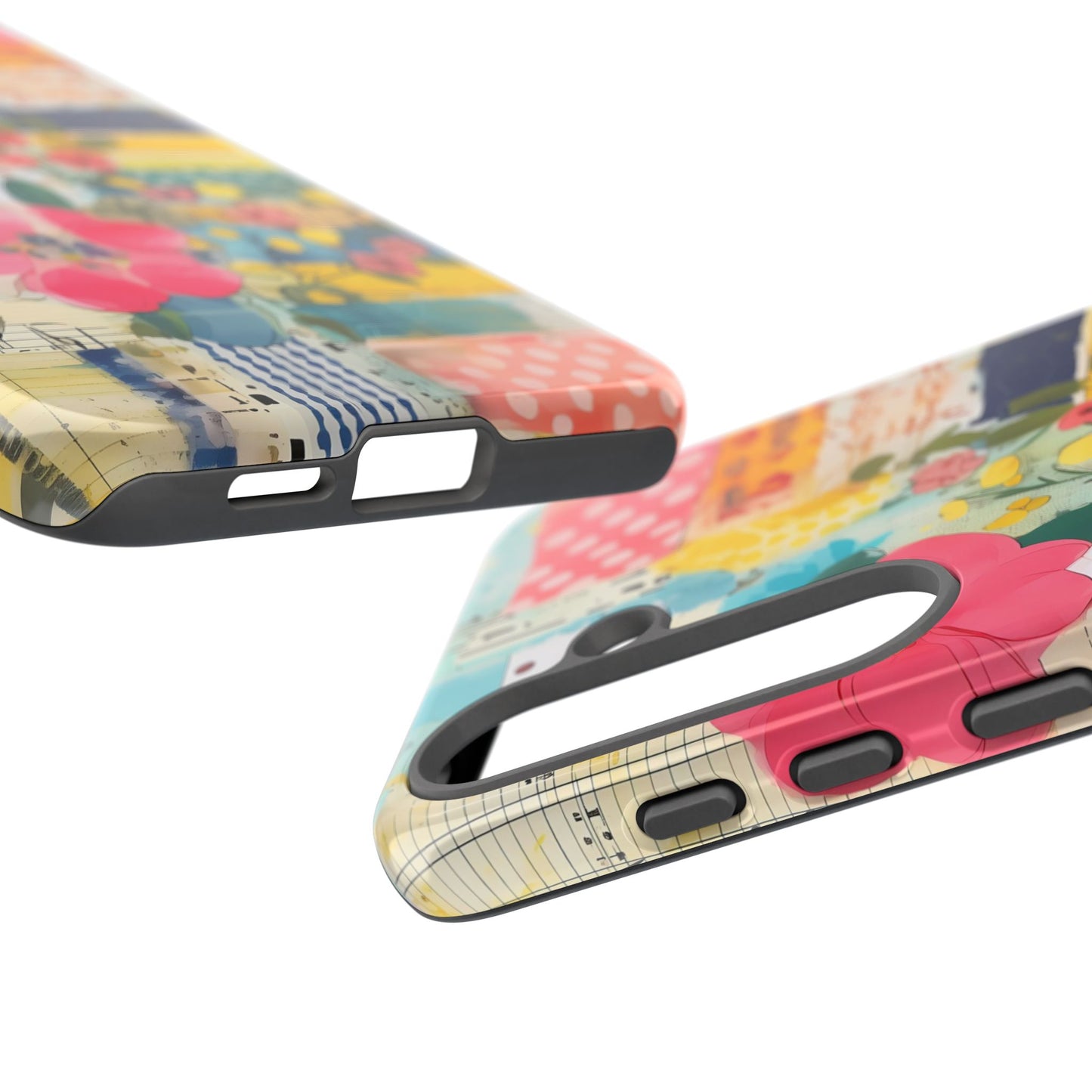 Abstract Floral Patchwork Phone Case