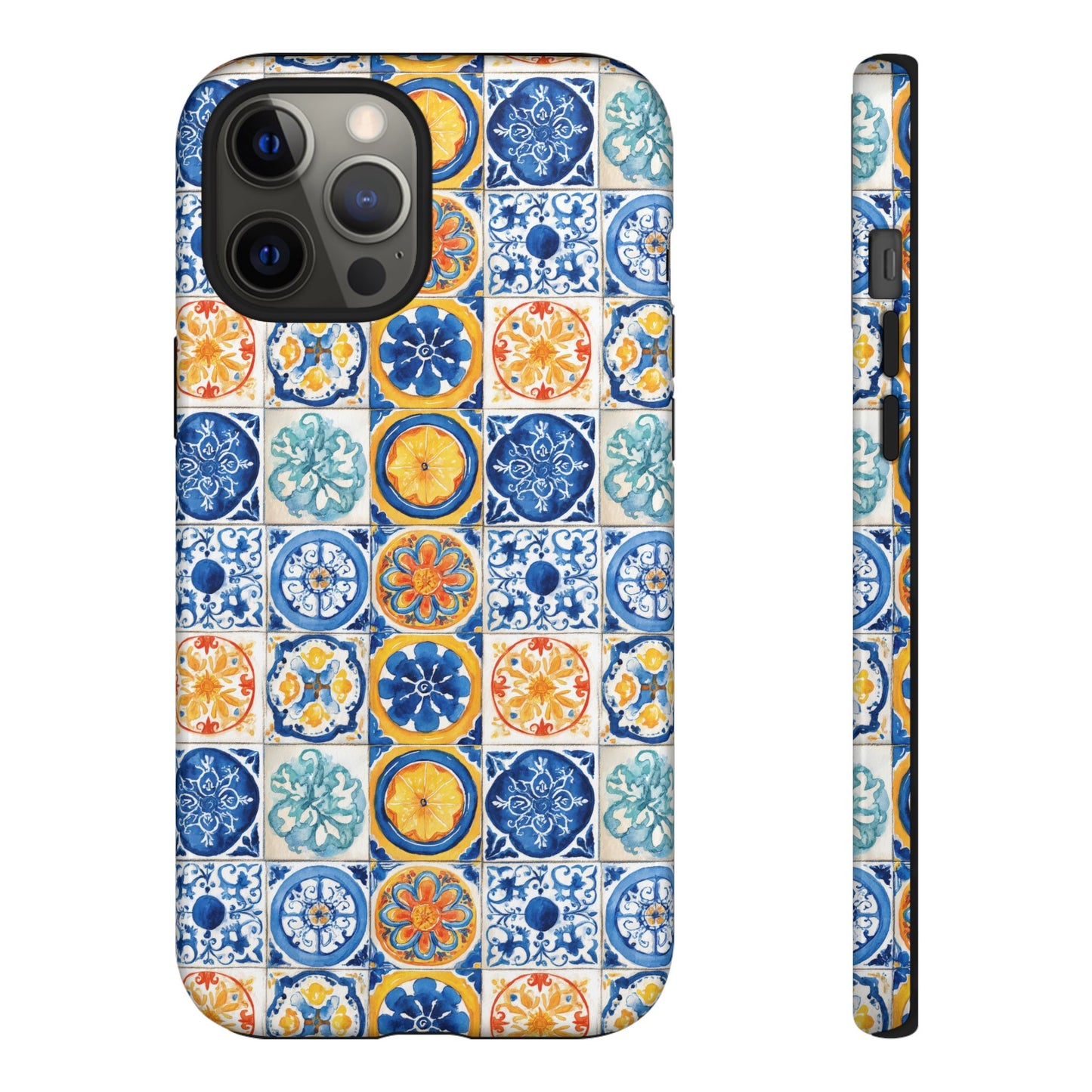 Mediterranean Tile Pattern Phone Case | Tough Case | Mosiac Tile | iPhone 17