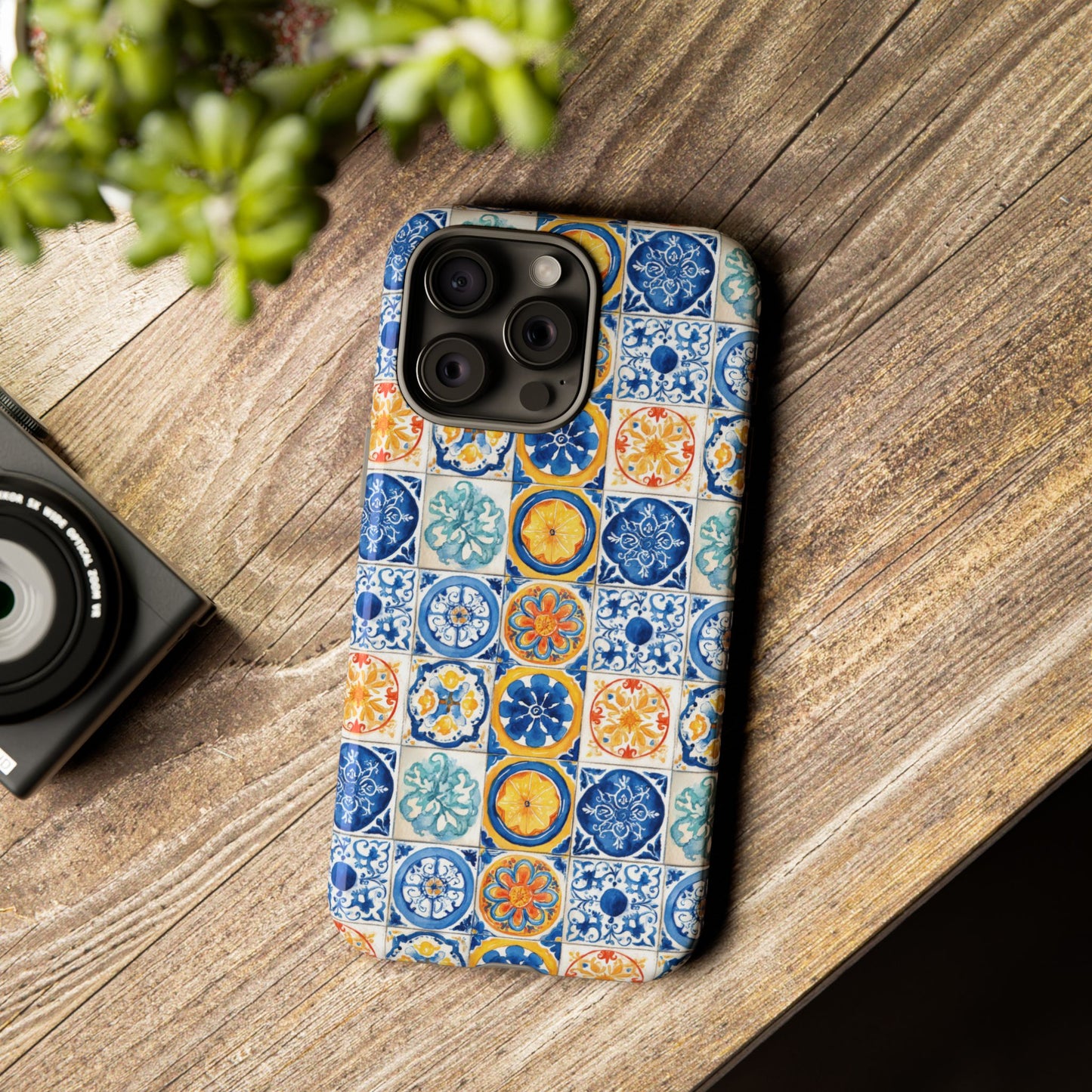 Mediterranean Tile Pattern Phone Case | Tough Case | Mosiac Tile | iPhone 17