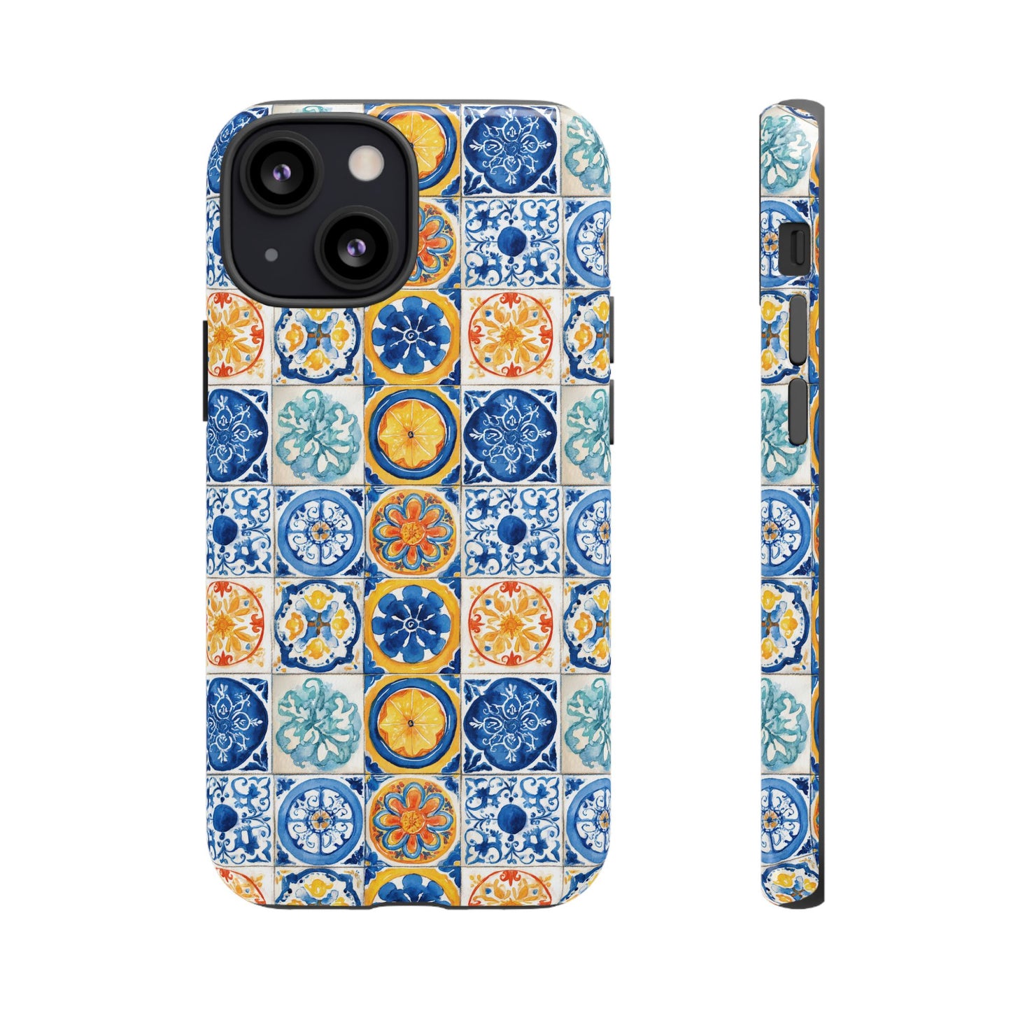Mediterranean Tile Pattern Phone Case | Tough Case | Mosiac Tile | iPhone 17