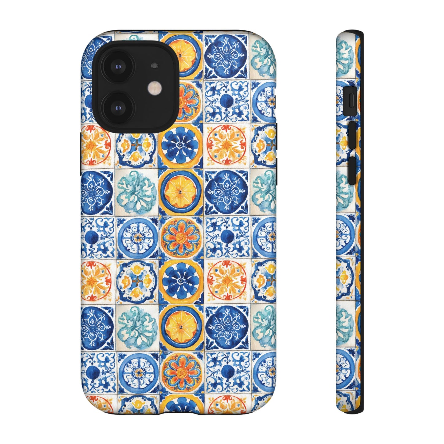 Mediterranean Tile Pattern Phone Case | Tough Case | Mosiac Tile | iPhone 17
