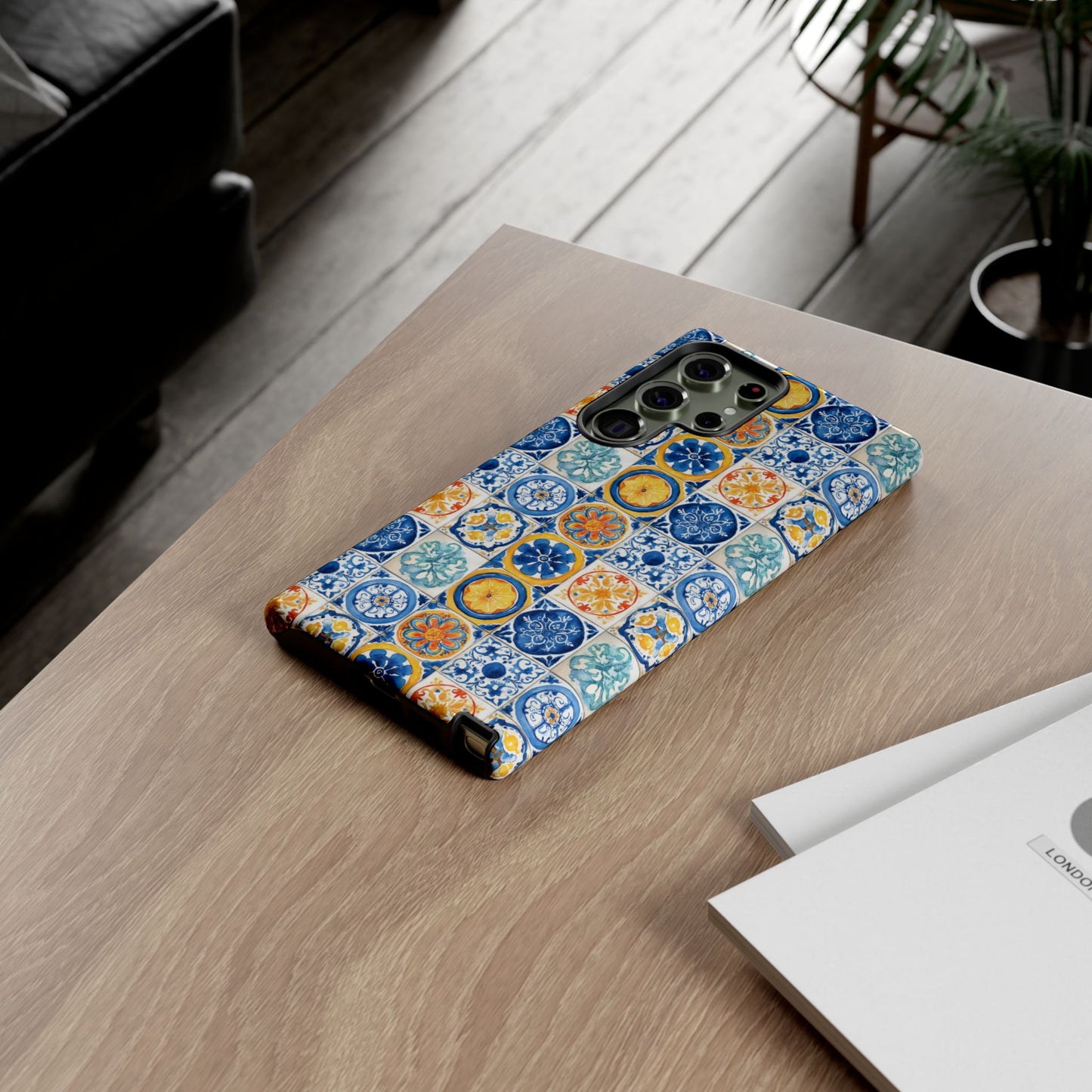 Mediterranean Tile Pattern Phone Case | Tough Case | Mosiac Tile | iPhone 17