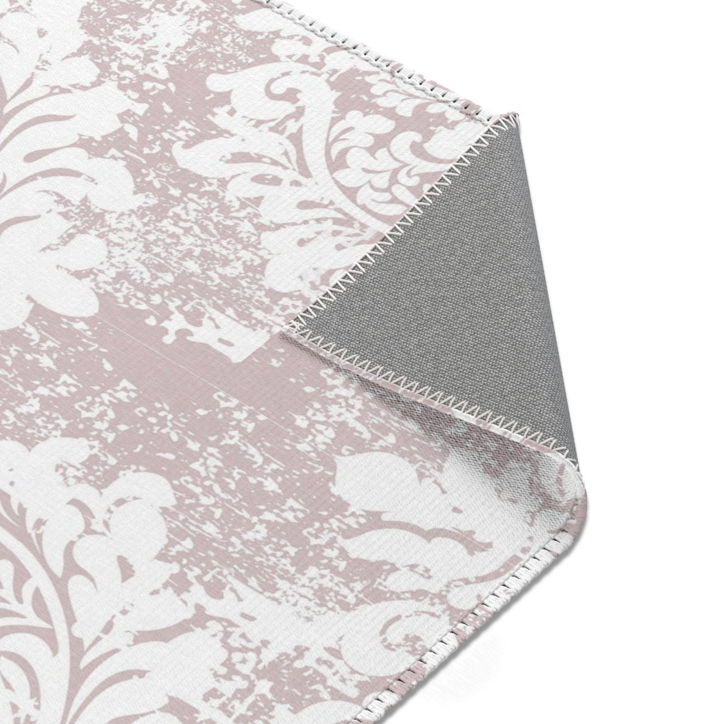 Custom Rug, Beige Damask