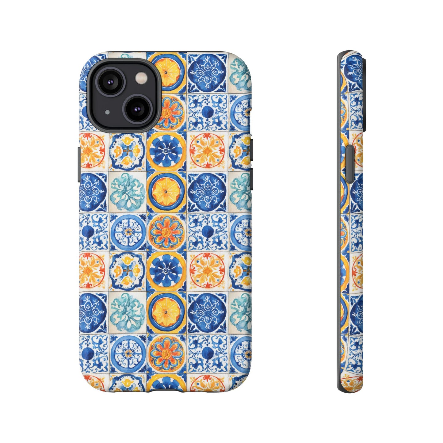 Mediterranean Tile Pattern Phone Case | Tough Case | Mosiac Tile | iPhone 17