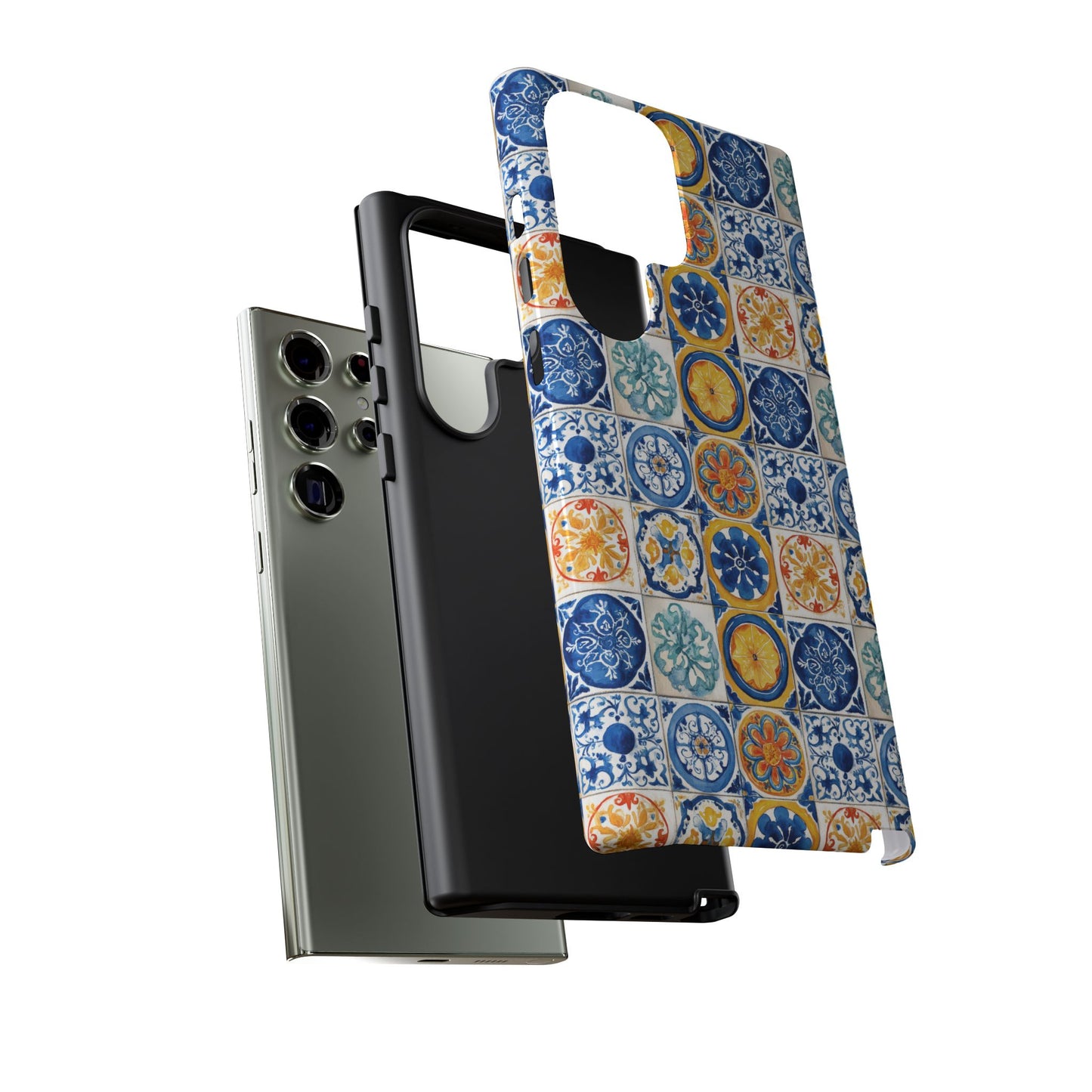 Mediterranean Tile Pattern Phone Case | Tough Case | Mosiac Tile | iPhone 17