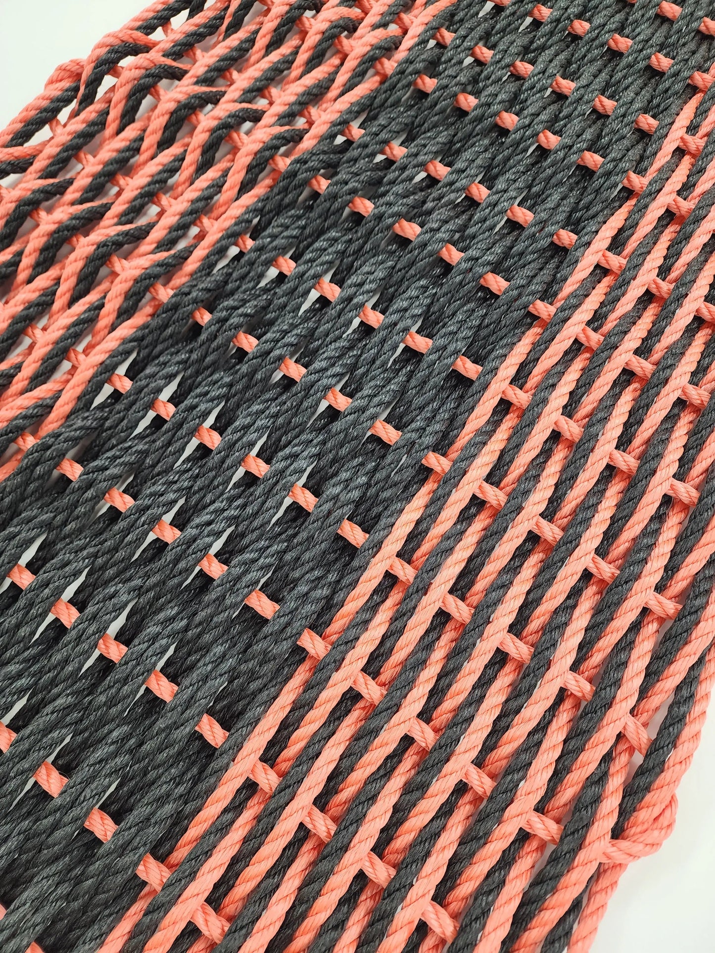Large Double Weave Lobster Rope Mat, Vibrant Colors, Long Lasting Durable