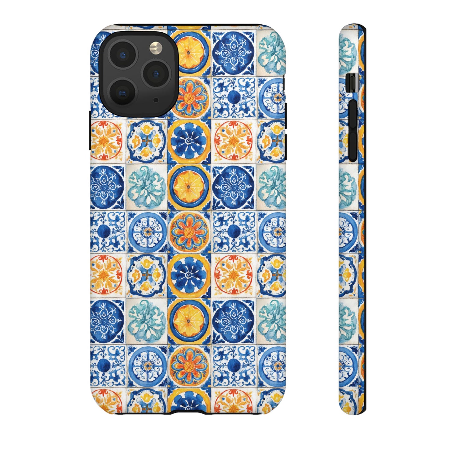Mediterranean Tile Pattern Phone Case | Tough Case | Mosiac Tile | iPhone 17