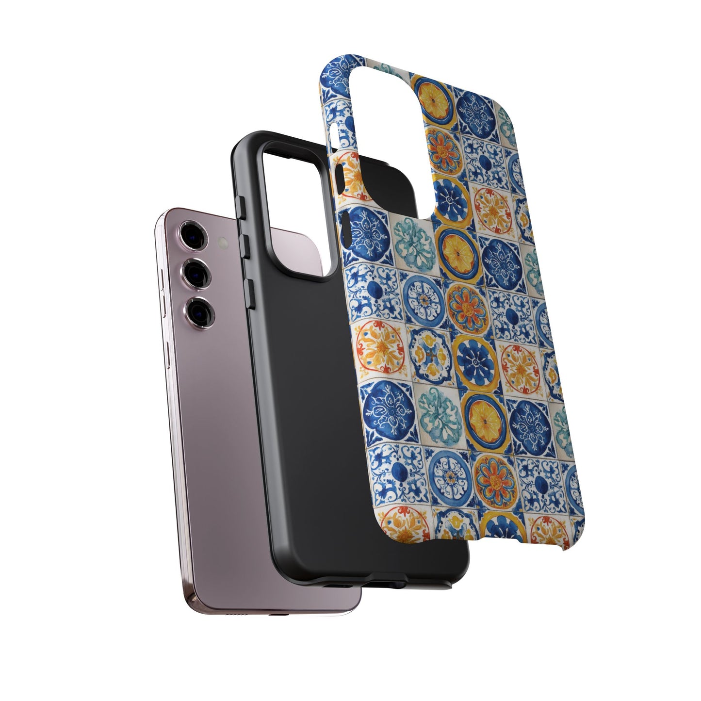 Mediterranean Tile Pattern Phone Case | Tough Case | Mosiac Tile | iPhone 17