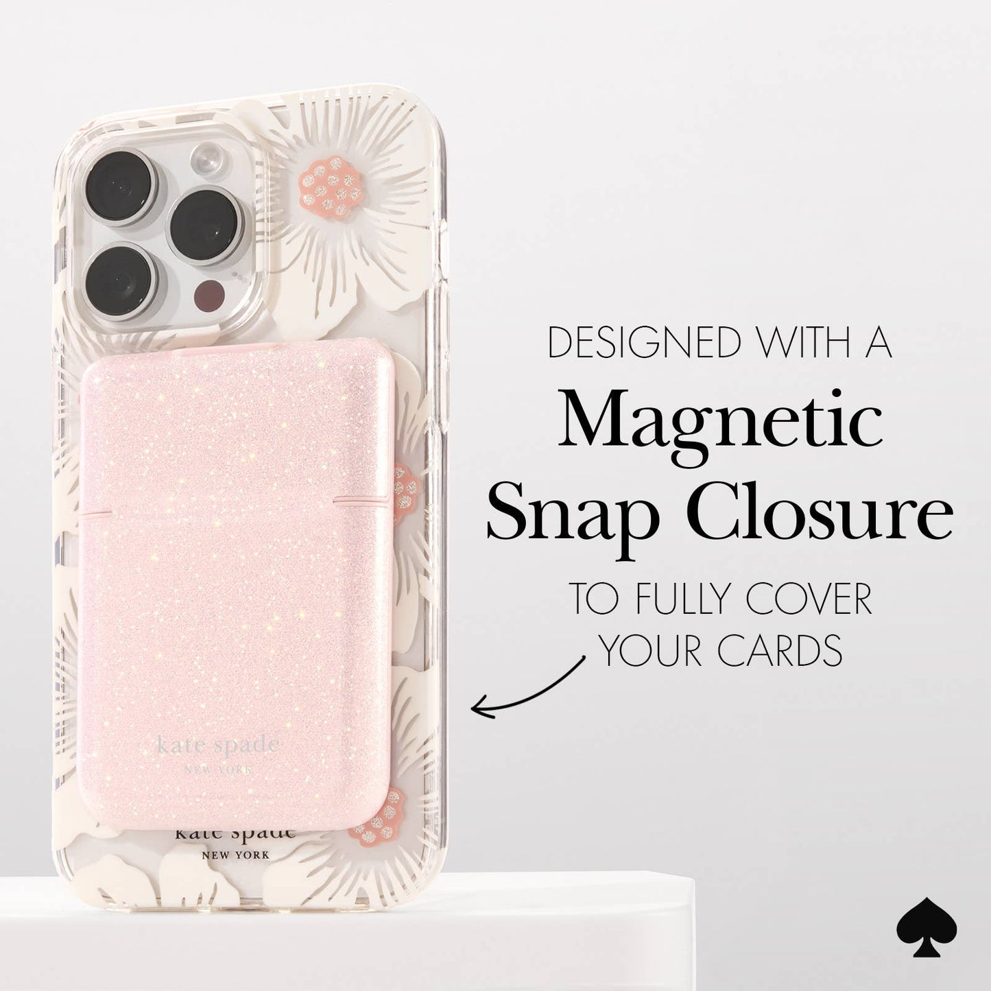 Kate Spade New York Flip Wallet MagSafe That Sparkle Pink