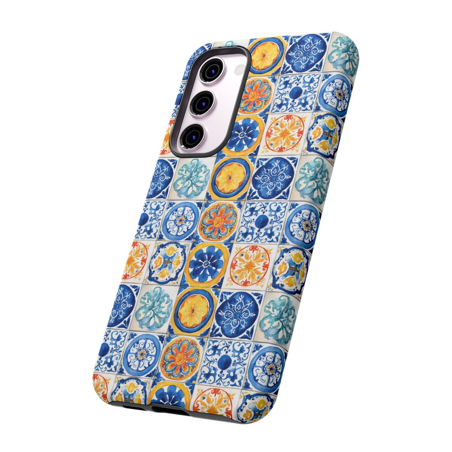Mediterranean Tile Pattern Phone Case | Tough Case | Mosiac Tile | iPhone 17