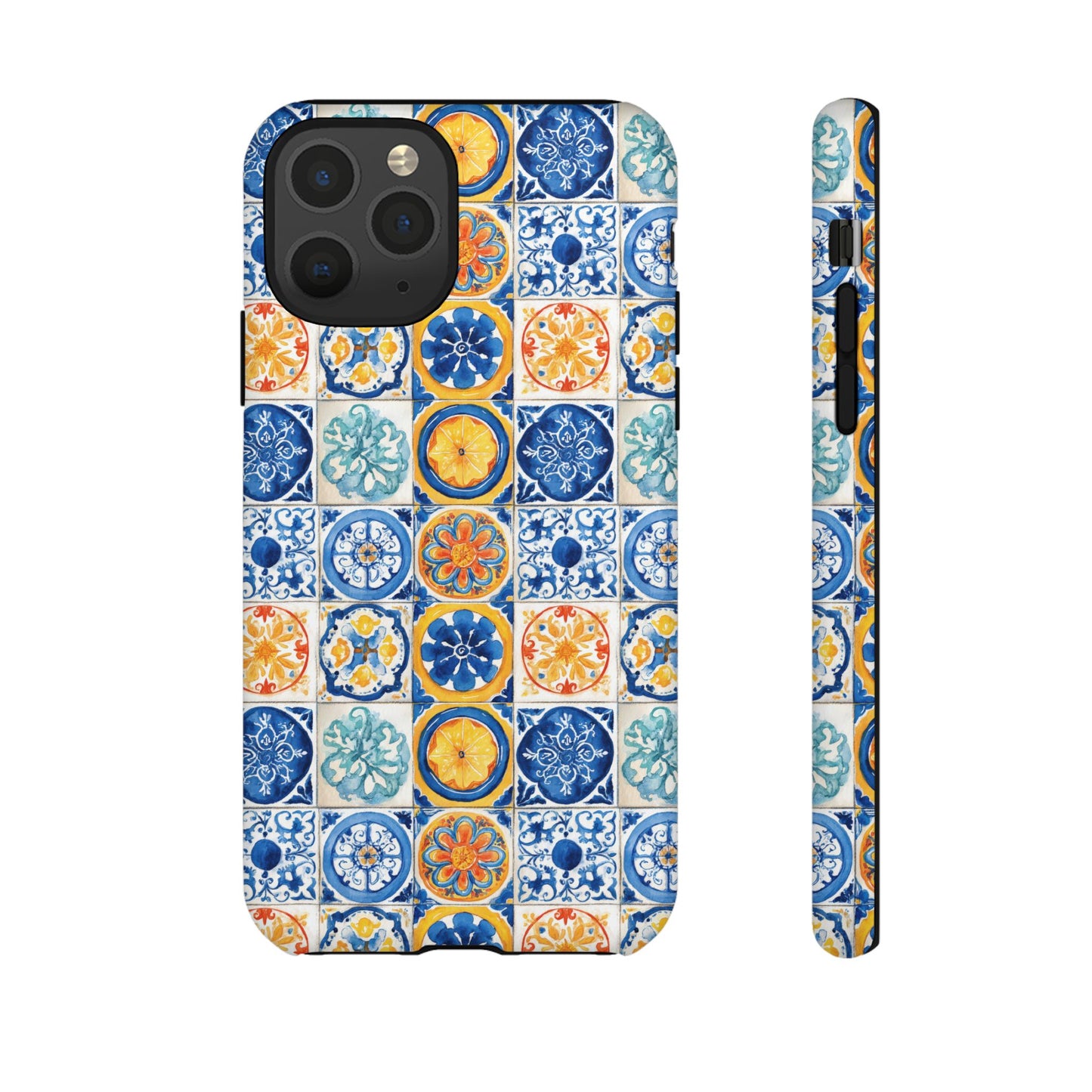 Mediterranean Tile Pattern Phone Case | Tough Case | Mosiac Tile | iPhone 17