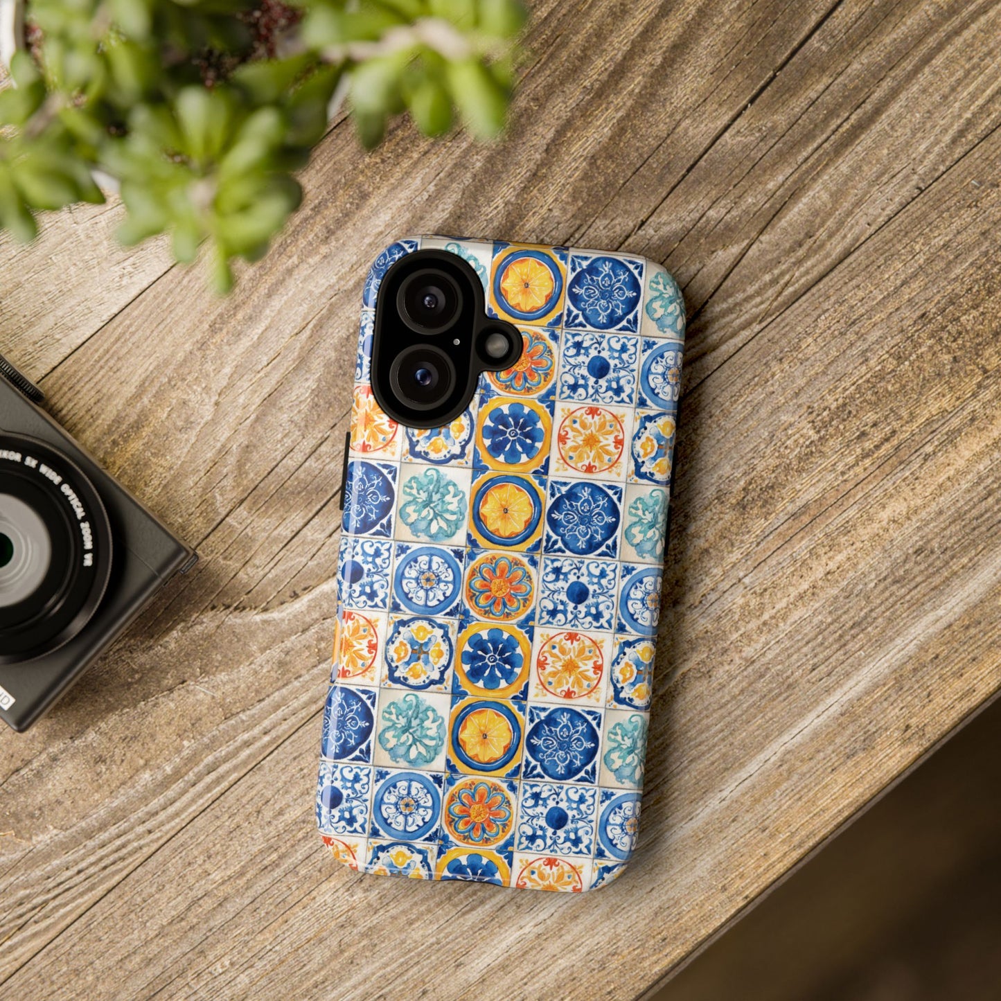 Mediterranean Tile Pattern Phone Case | Tough Case | Mosiac Tile | iPhone 17