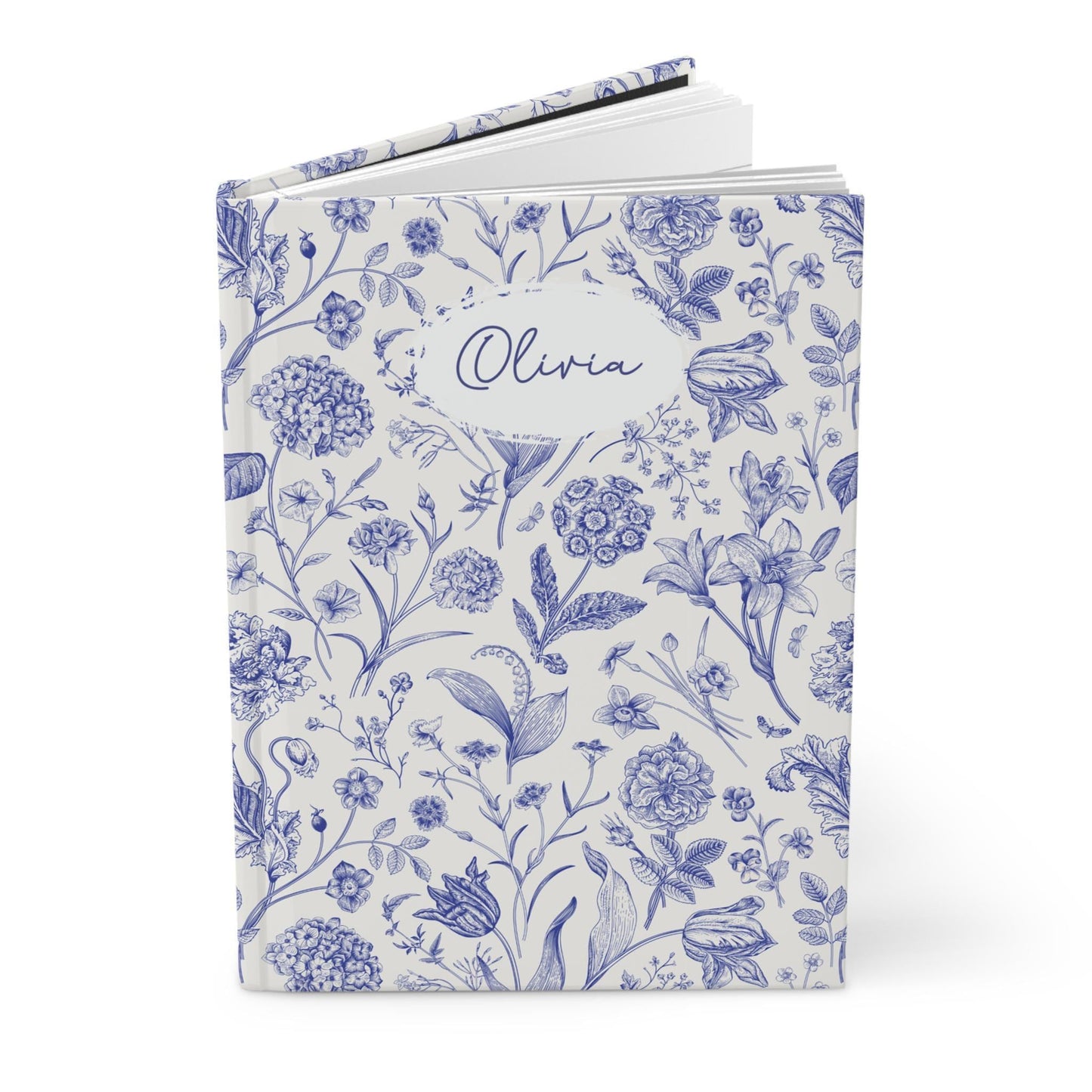 Personalized Floral Journal