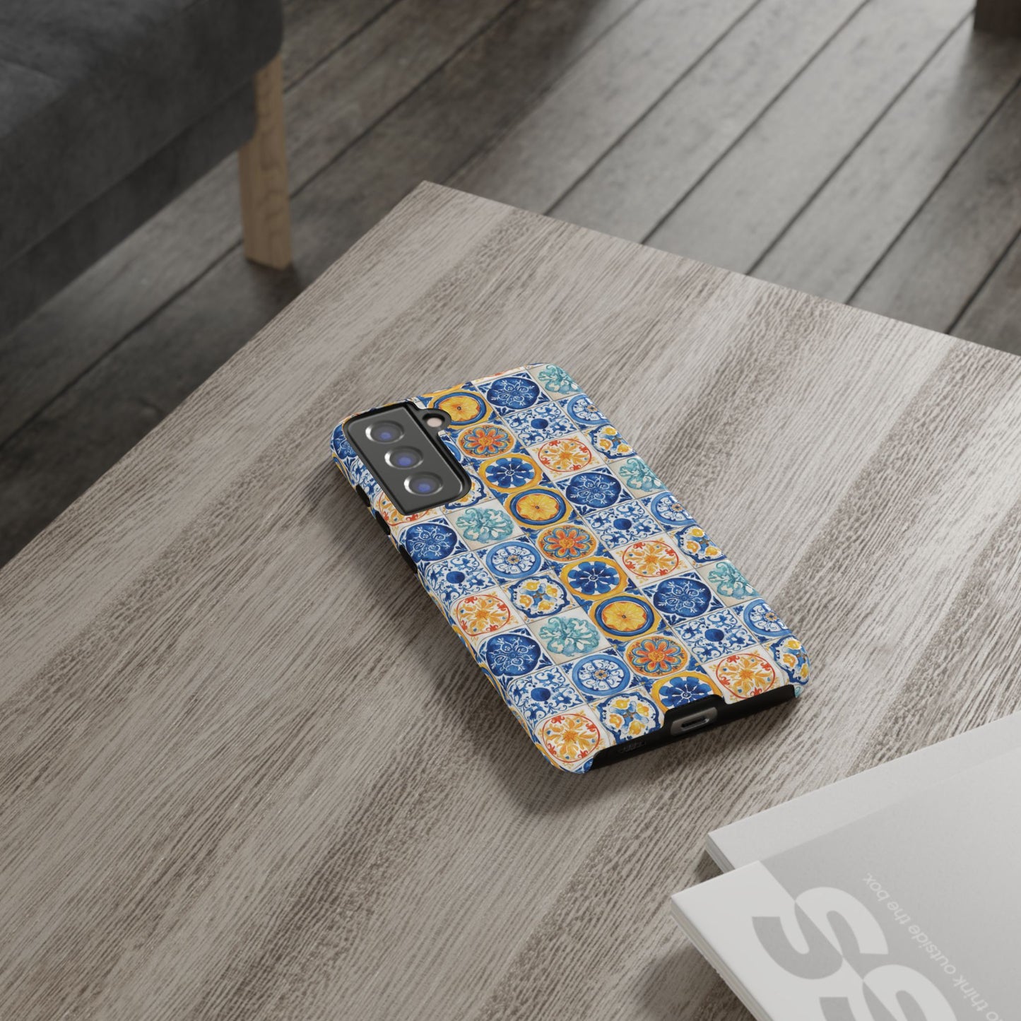 Mediterranean Tile Pattern Phone Case | Tough Case | Mosiac Tile | iPhone 17