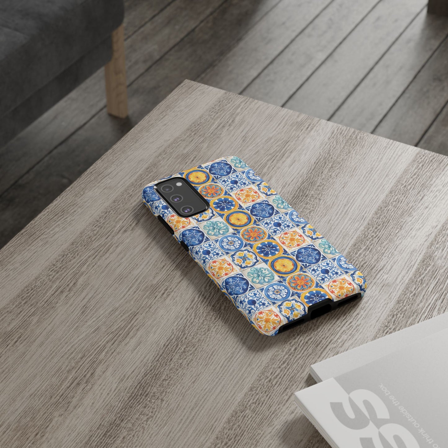 Mediterranean Tile Pattern Phone Case | Tough Case | Mosiac Tile | iPhone 17