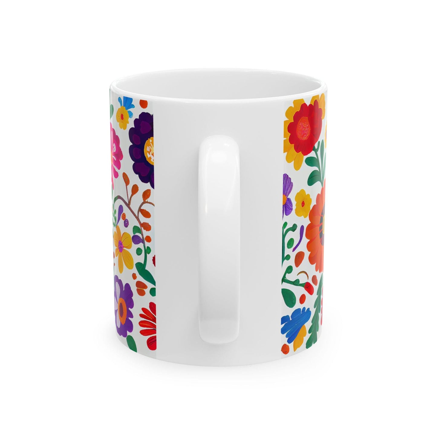 Coffee Mug, Boho Wildflowers