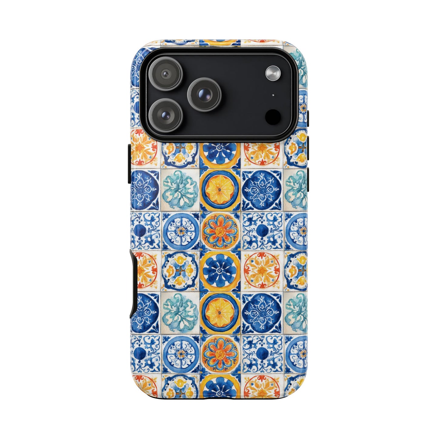 Mediterranean Tile Pattern Phone Case | Tough Case | Mosiac Tile | iPhone 17