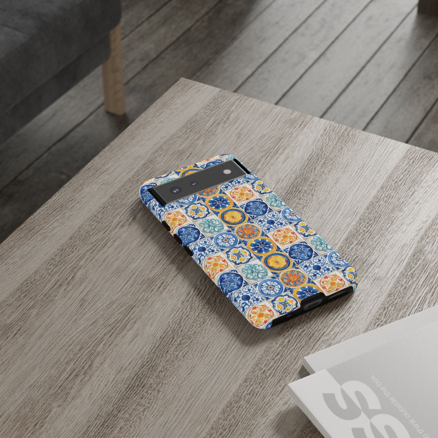 Mediterranean Tile Pattern Phone Case | Tough Case | Mosiac Tile | iPhone 17