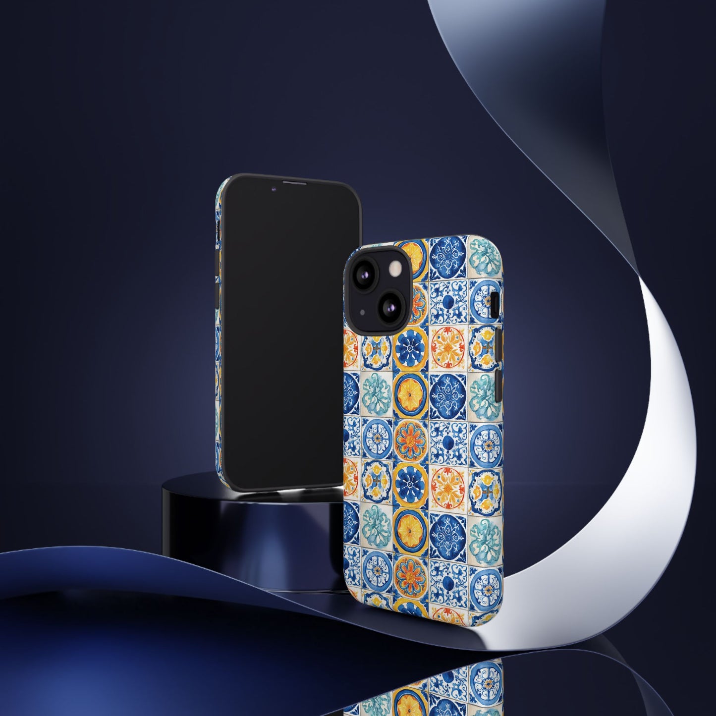 Mediterranean Tile Pattern Phone Case | Tough Case | Mosiac Tile | iPhone 17