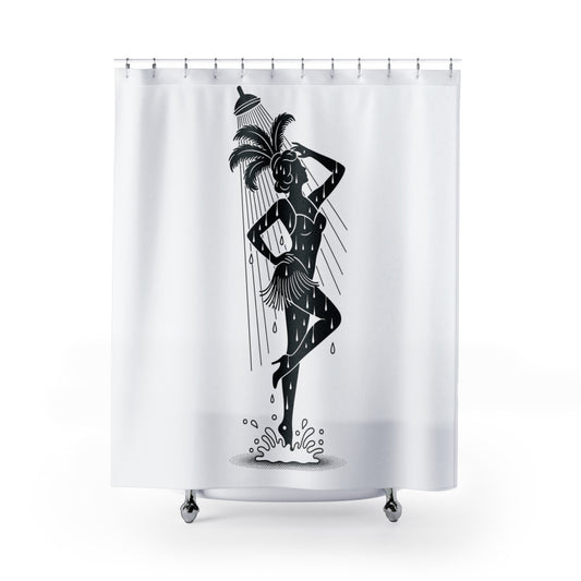 Shower Curtain — Showgirl Silhouette