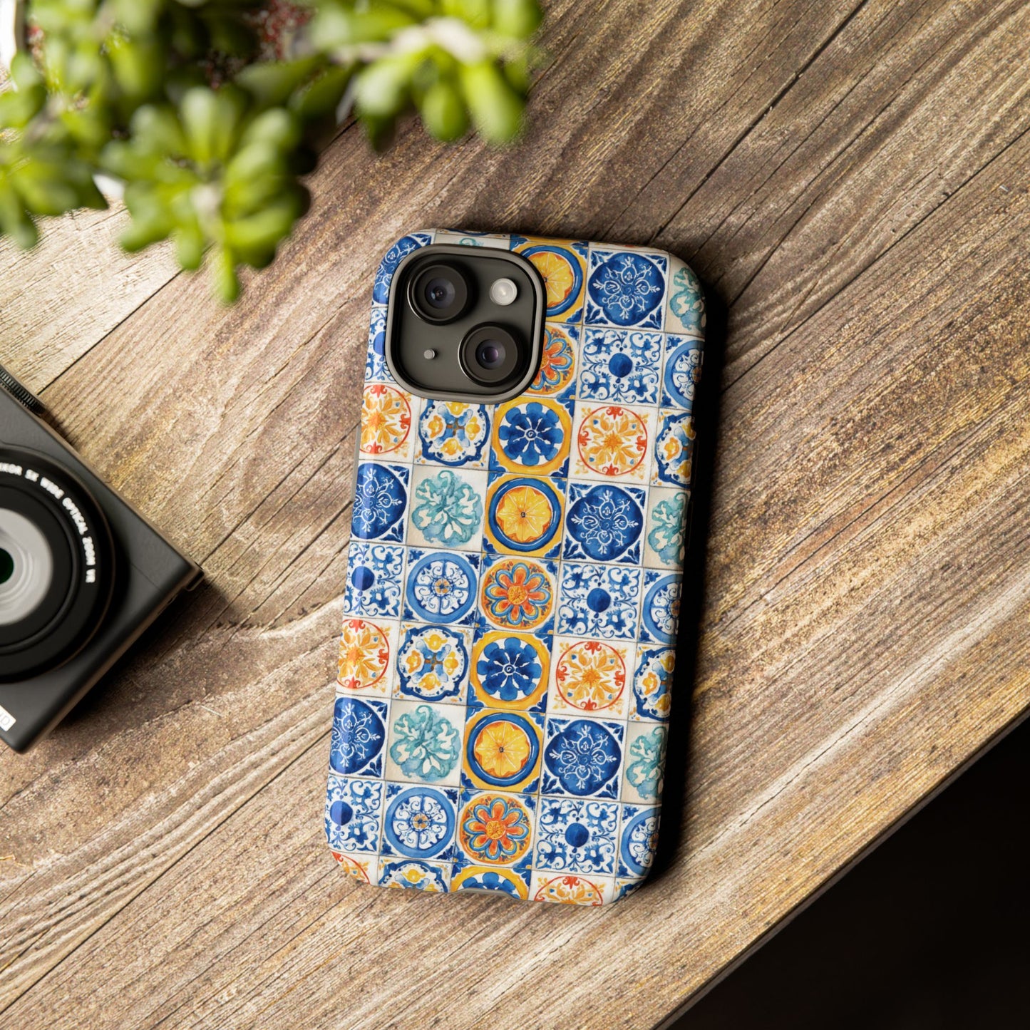 Mediterranean Tile Pattern Phone Case | Tough Case | Mosiac Tile | iPhone 17