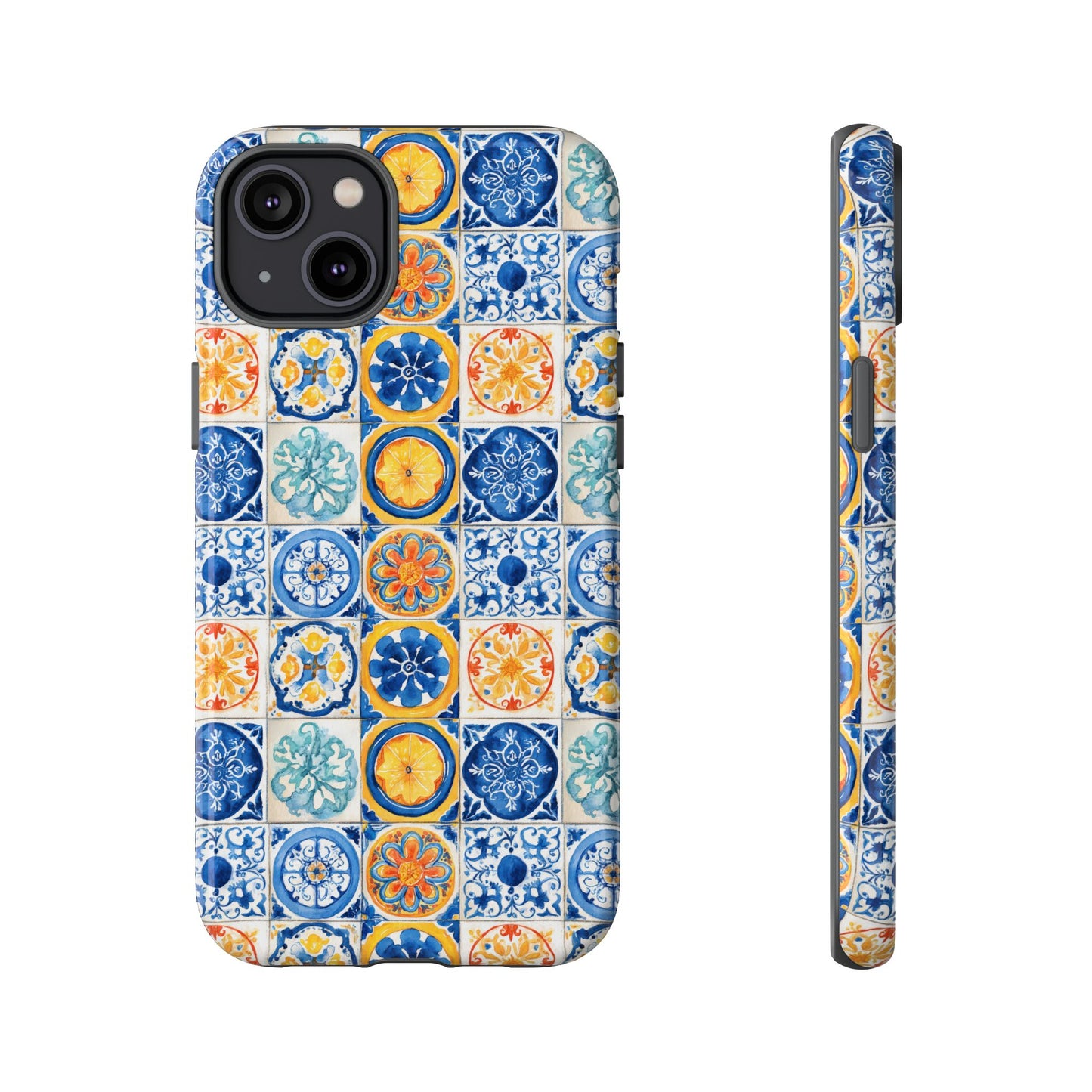 Mediterranean Tile Pattern Phone Case | Tough Case | Mosiac Tile | iPhone 17