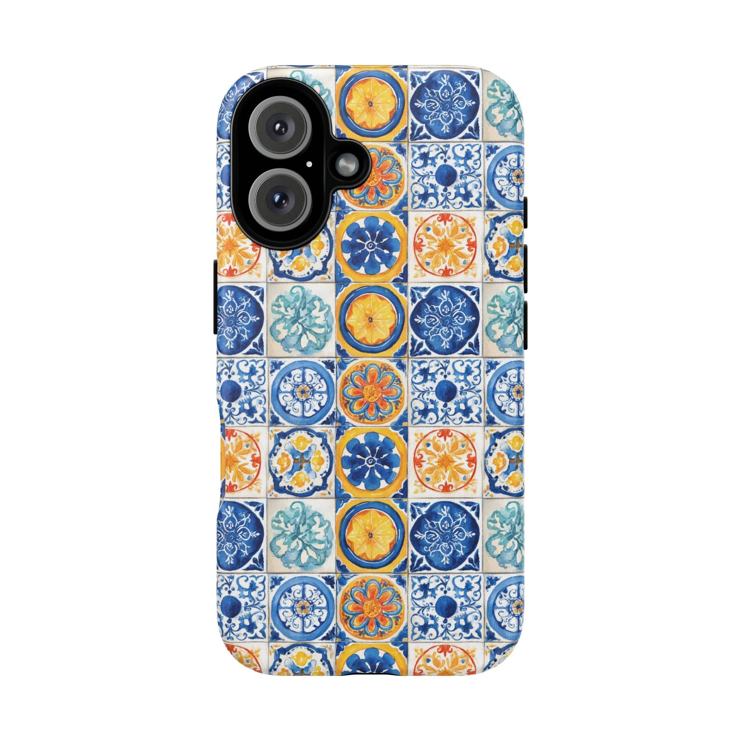 Mediterranean Tile Pattern Phone Case | Tough Case | Mosiac Tile | iPhone 17