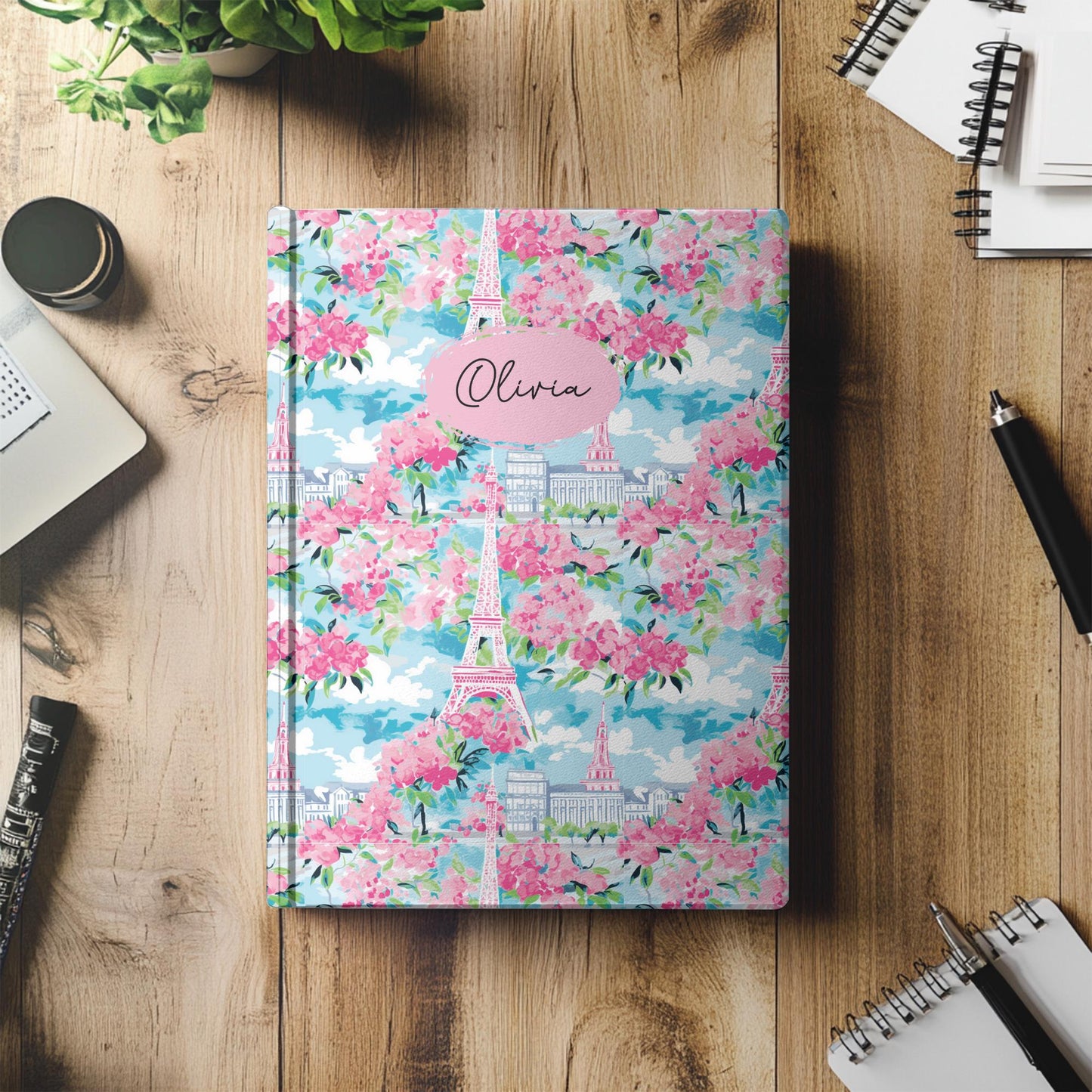 Personalized Floral Journal