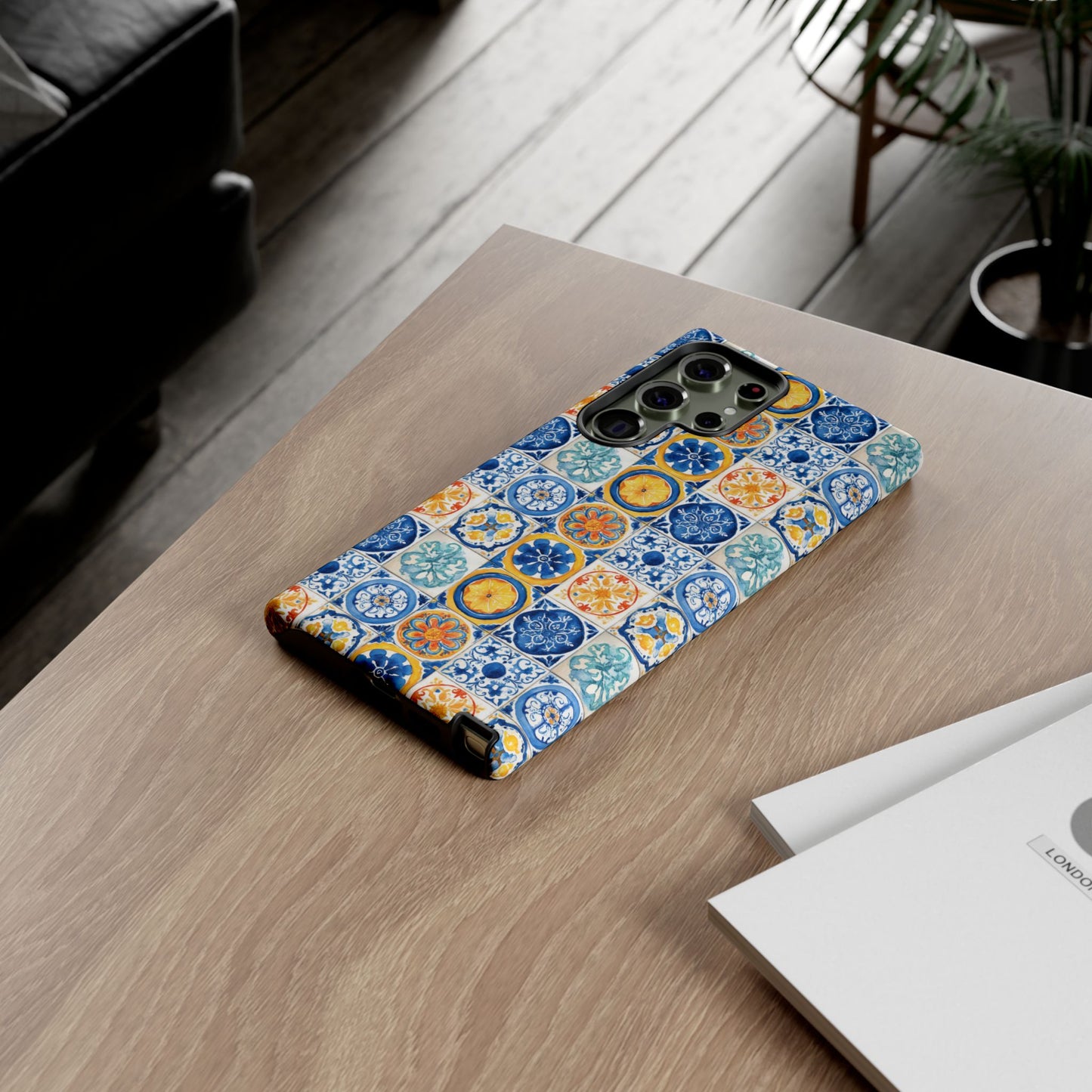 Mediterranean Tile Pattern Phone Case | Tough Case | Mosiac Tile | iPhone 17