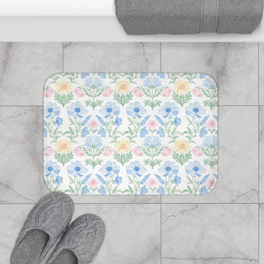 Custom Bath Mat, Coquette Floral