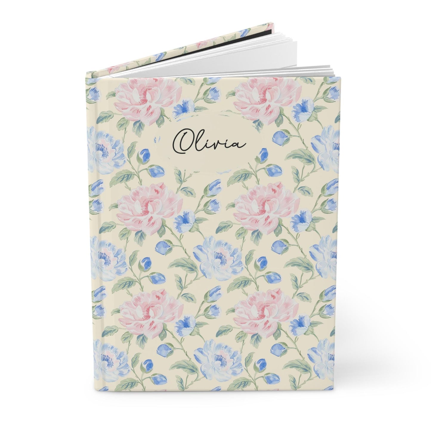 Personalized Floral Journal
