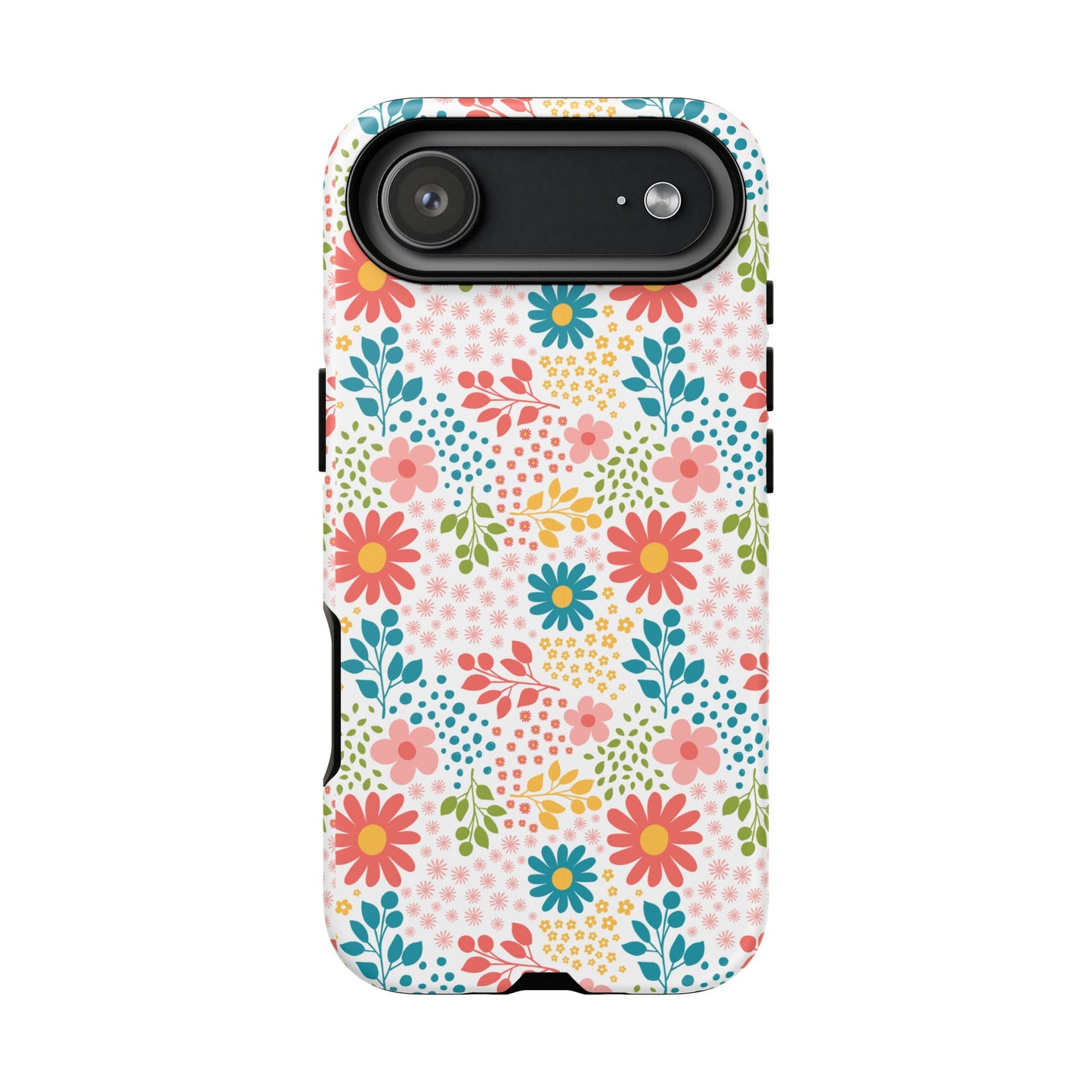 Wildflower Floral Tough Case — Protective Phone Case with Delicate Wildflower Design