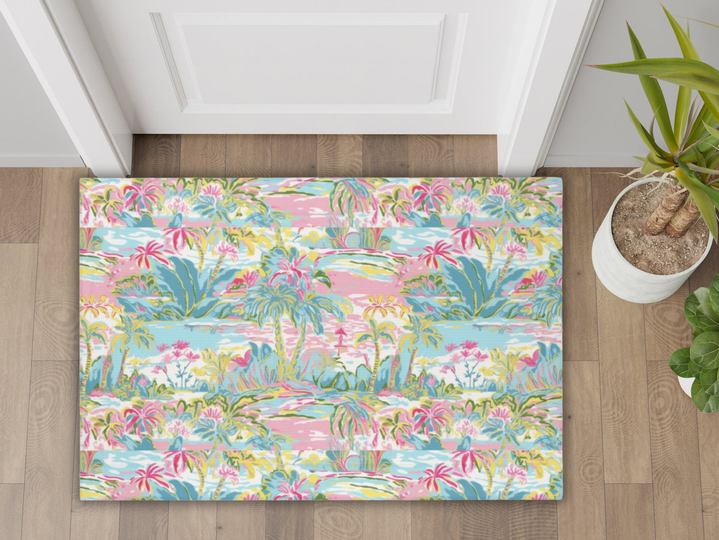Custom Rug, Coastal Palm Beach