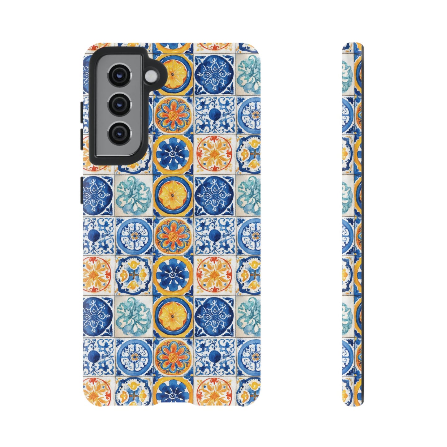 Mediterranean Tile Pattern Phone Case | Tough Case | Mosiac Tile | iPhone 17