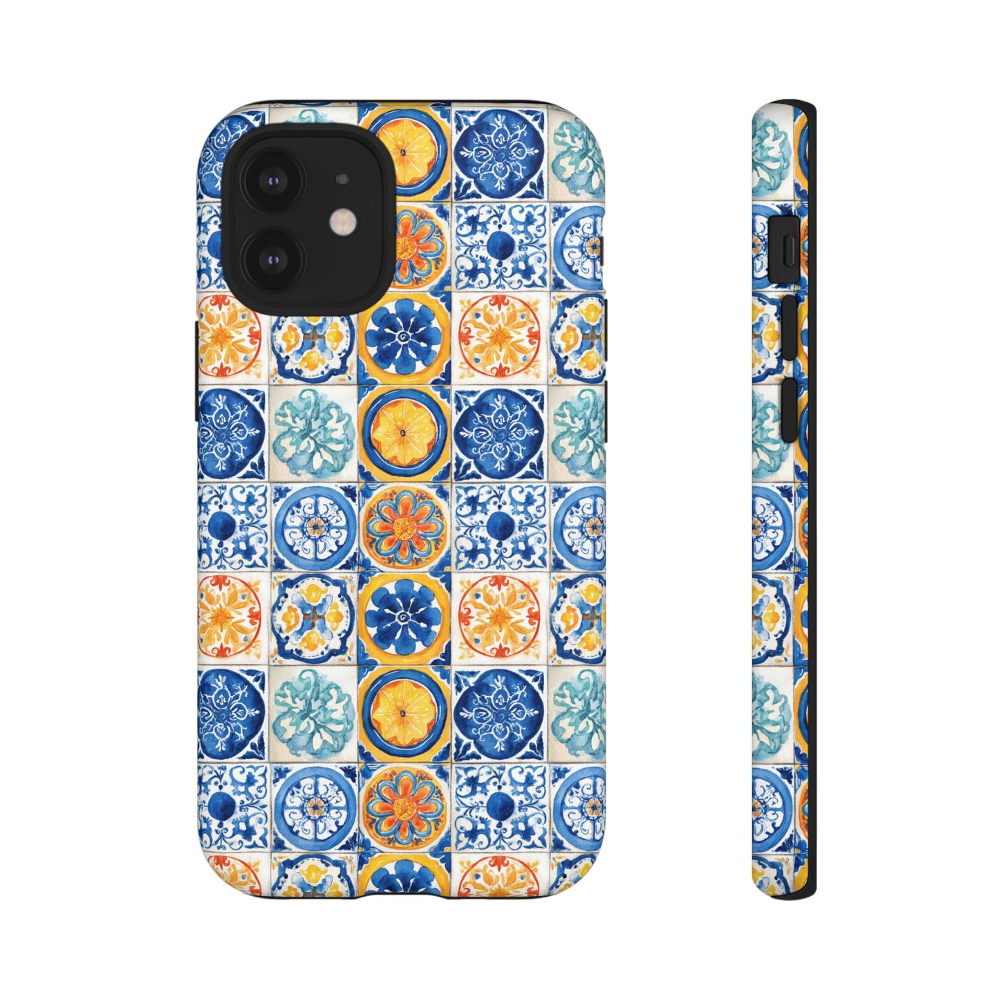 Mediterranean Tile Pattern Phone Case | Tough Case | Mosiac Tile | iPhone 17