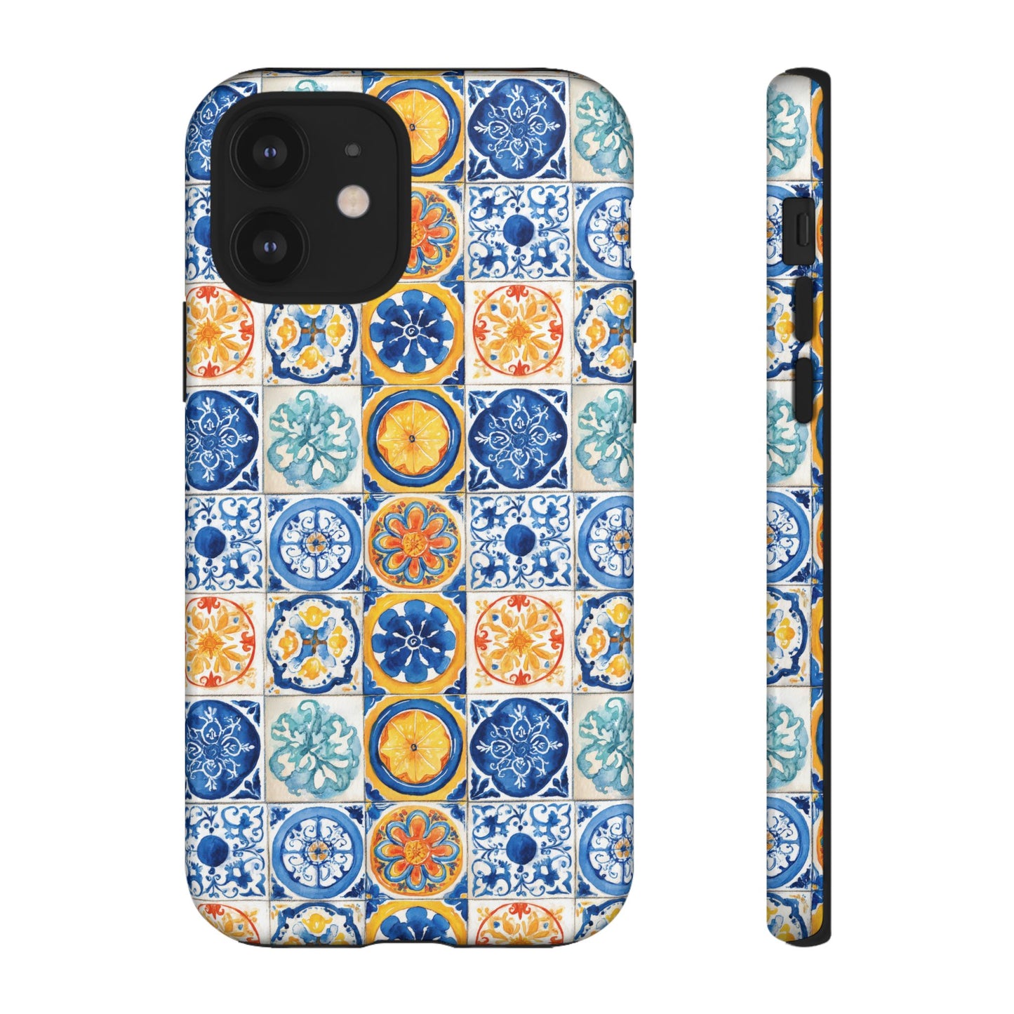 Mediterranean Tile Pattern Phone Case | Tough Case | Mosiac Tile | iPhone 17