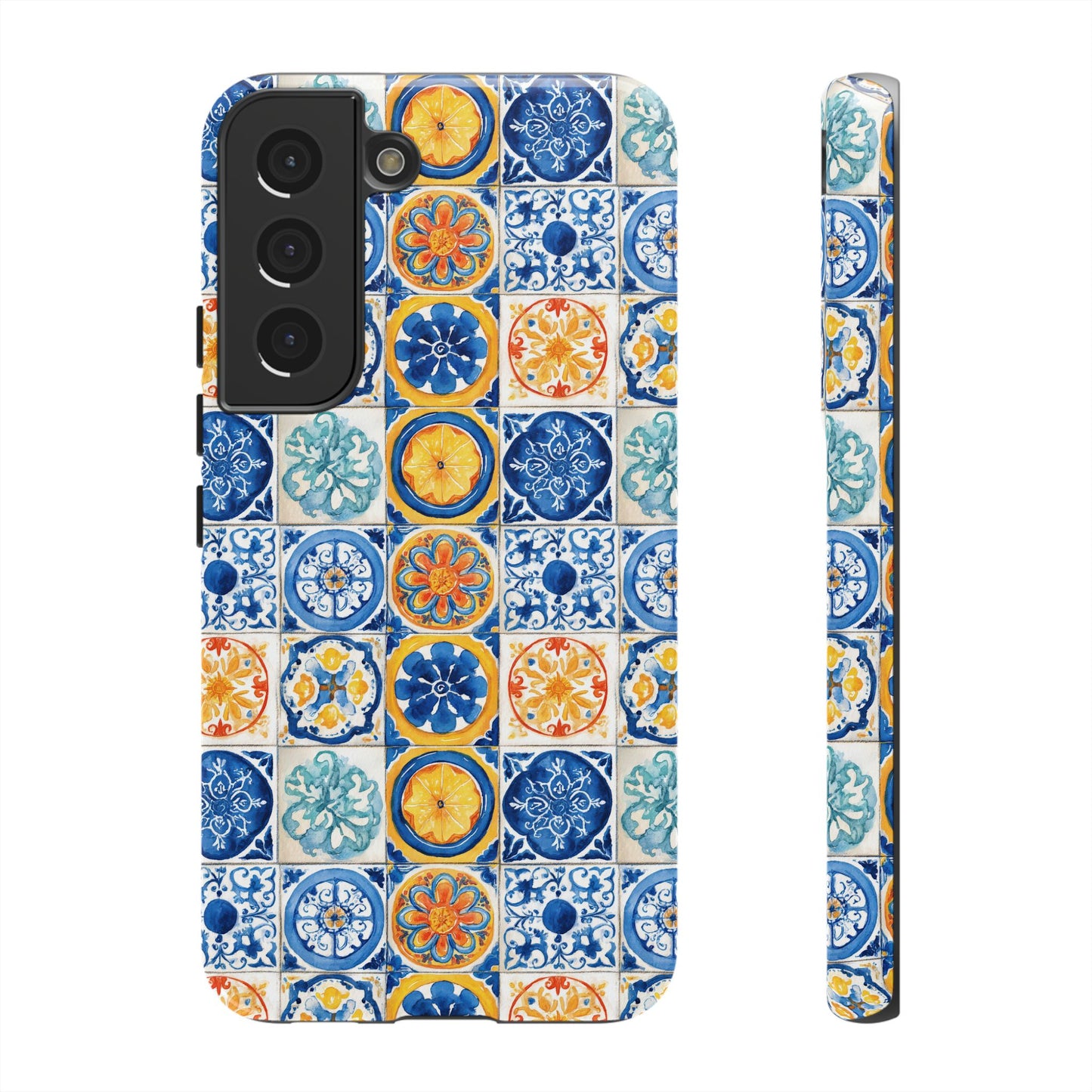 Mediterranean Tile Pattern Phone Case | Tough Case | Mosiac Tile | iPhone 17