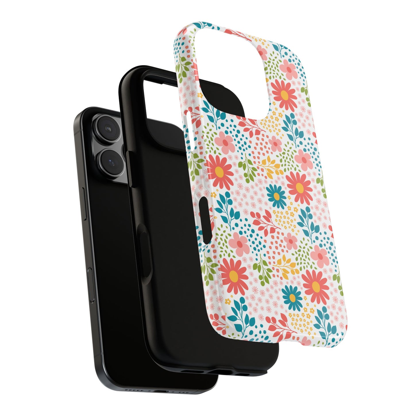 Wildflower Floral Tough Case — Protective Phone Case with Delicate Wildflower Design