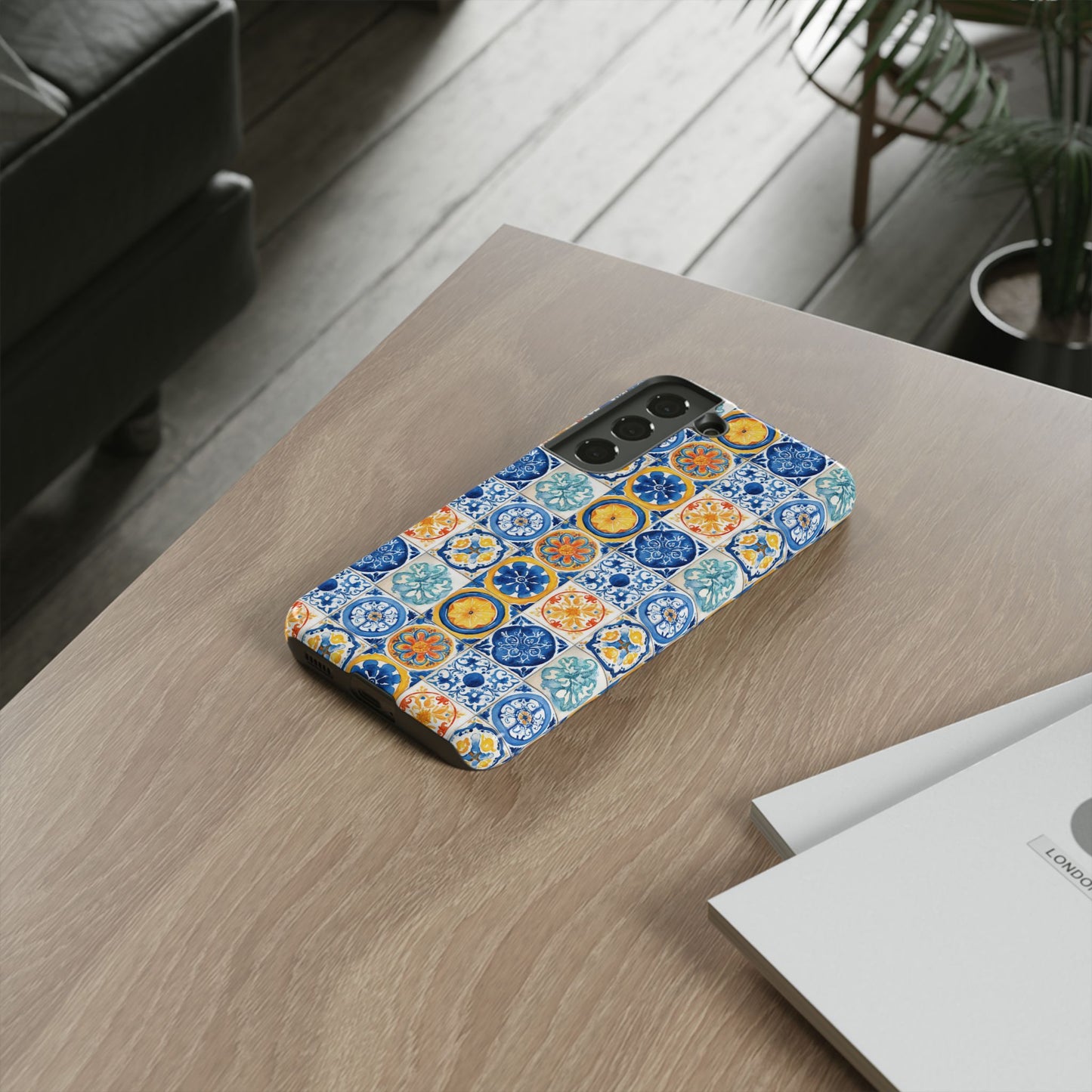 Mediterranean Tile Pattern Phone Case | Tough Case | Mosiac Tile | iPhone 17