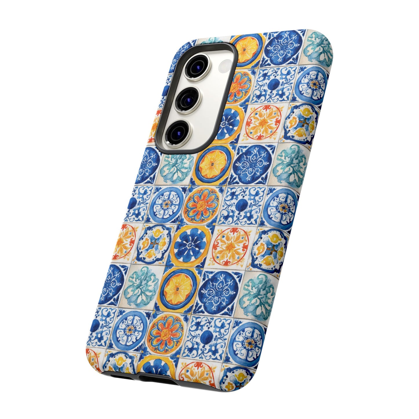 Mediterranean Tile Pattern Phone Case | Tough Case | Mosiac Tile | iPhone 17