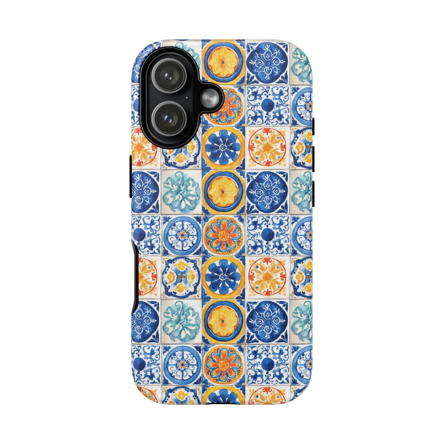 Mediterranean Tile Pattern Phone Case | Tough Case | Mosiac Tile | iPhone 17