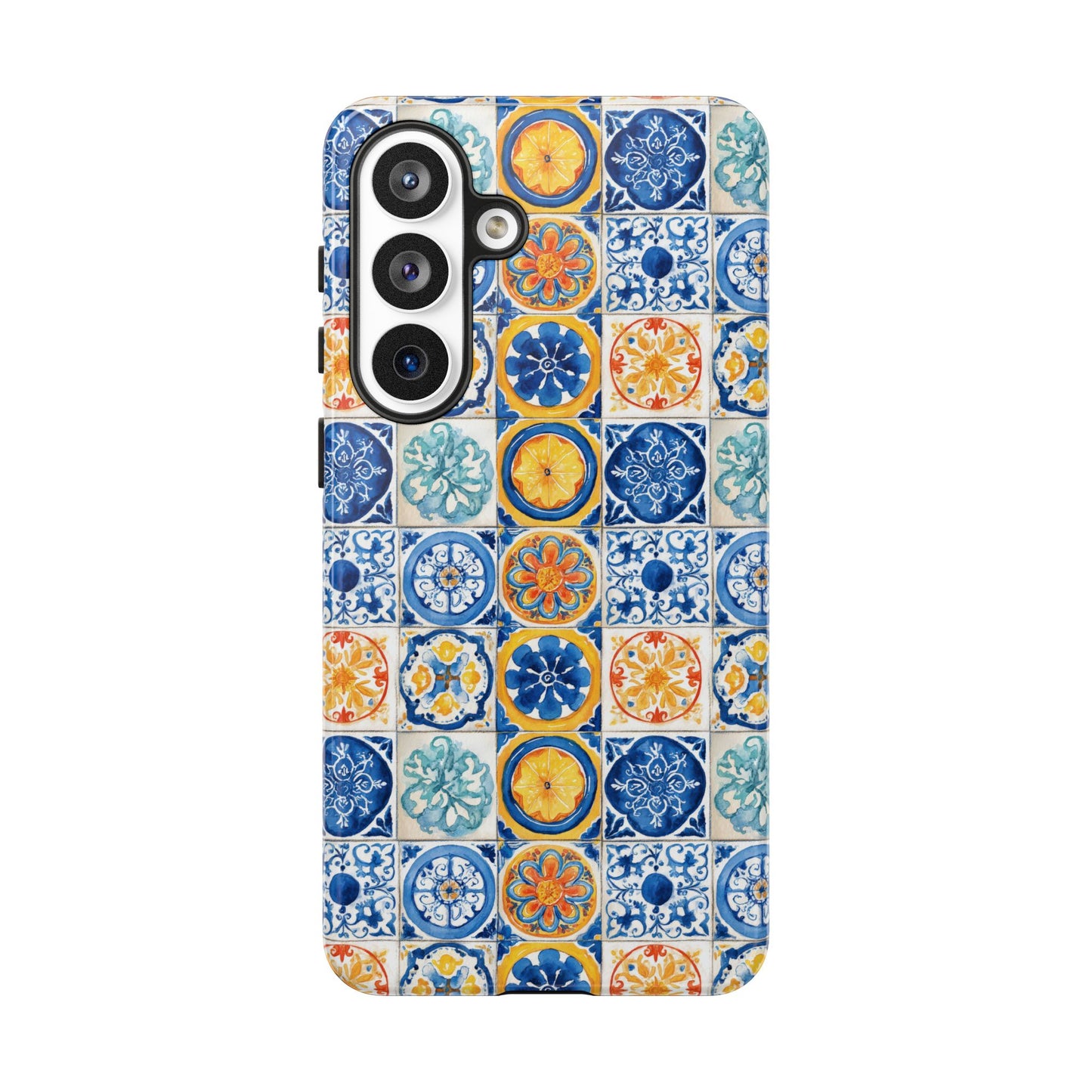 Mediterranean Tile Pattern Phone Case | Tough Case | Mosiac Tile | iPhone 17