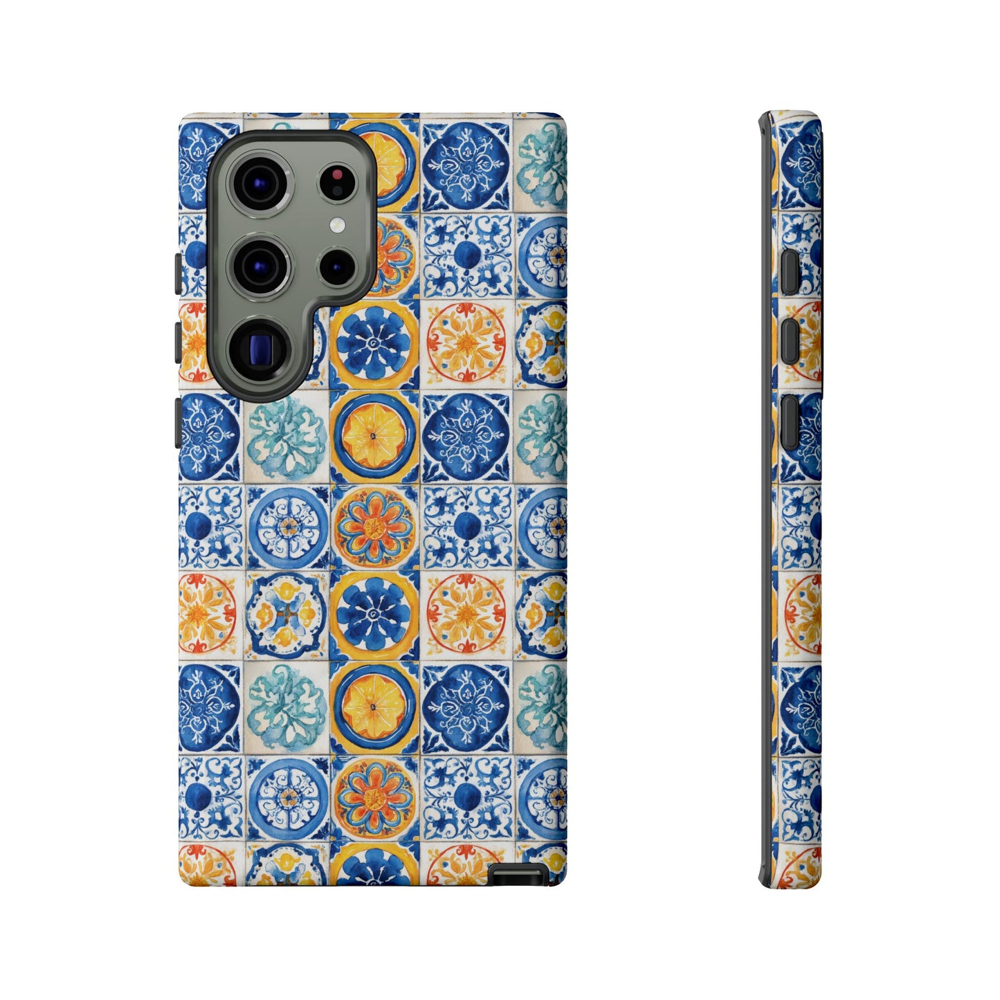 Mediterranean Tile Pattern Phone Case | Tough Case | Mosiac Tile | iPhone 17