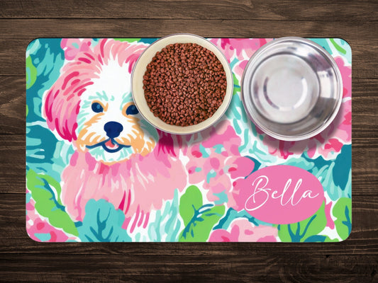 Custom Pet Mat, Dog Food Placemat