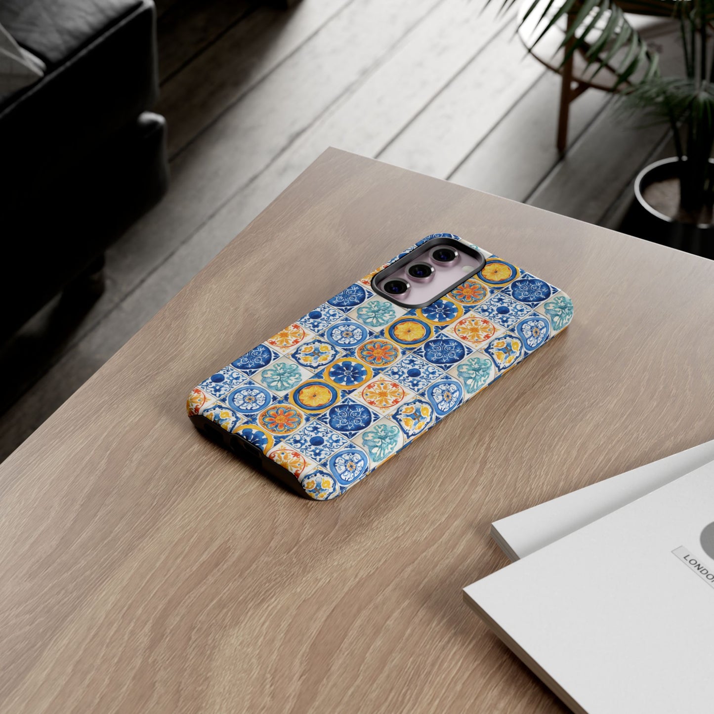 Mediterranean Tile Pattern Phone Case | Tough Case | Mosiac Tile | iPhone 17