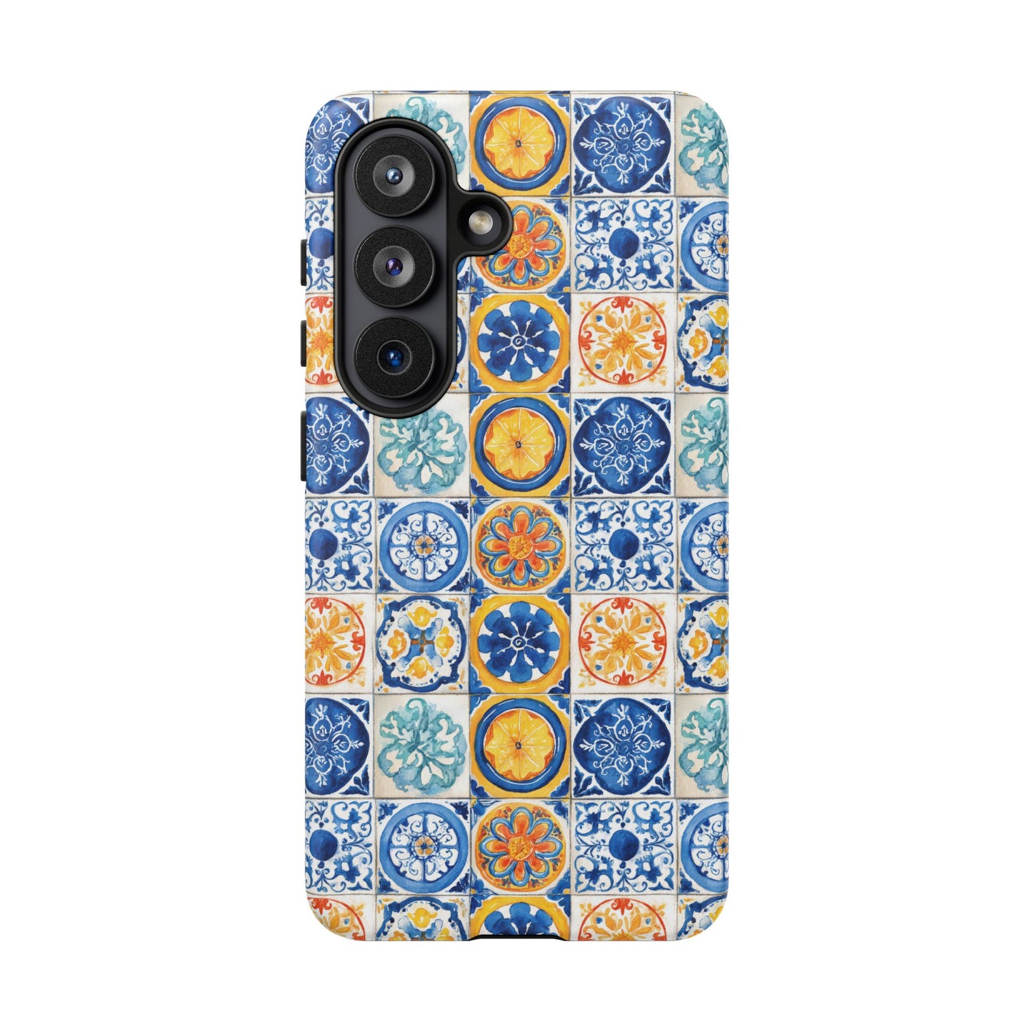 Mediterranean Tile Pattern Phone Case | Tough Case | Mosiac Tile | iPhone 17